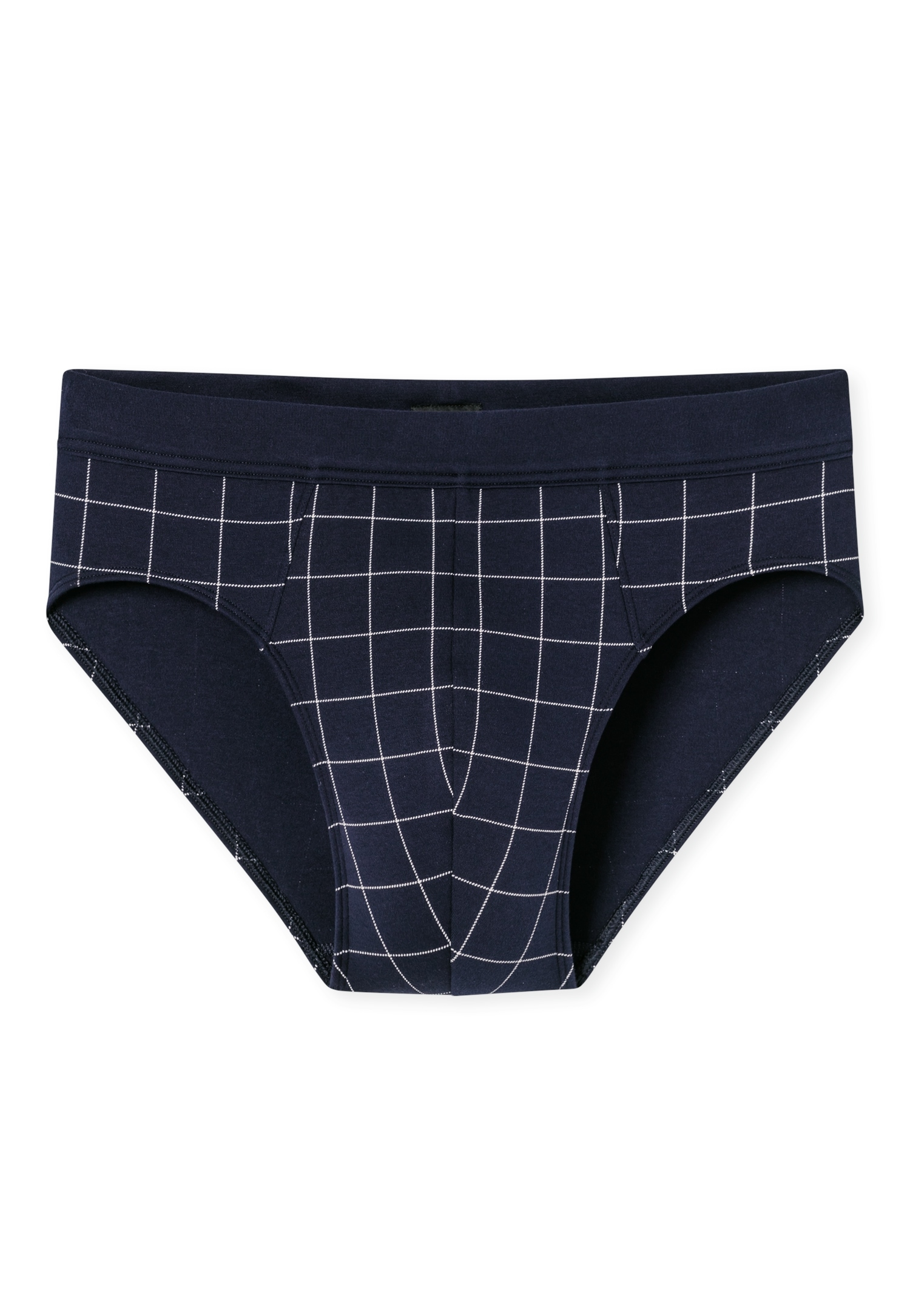 Schiesser Slip miniature »Fine Interlock« kariert, ohne Eingriff, softer Bund