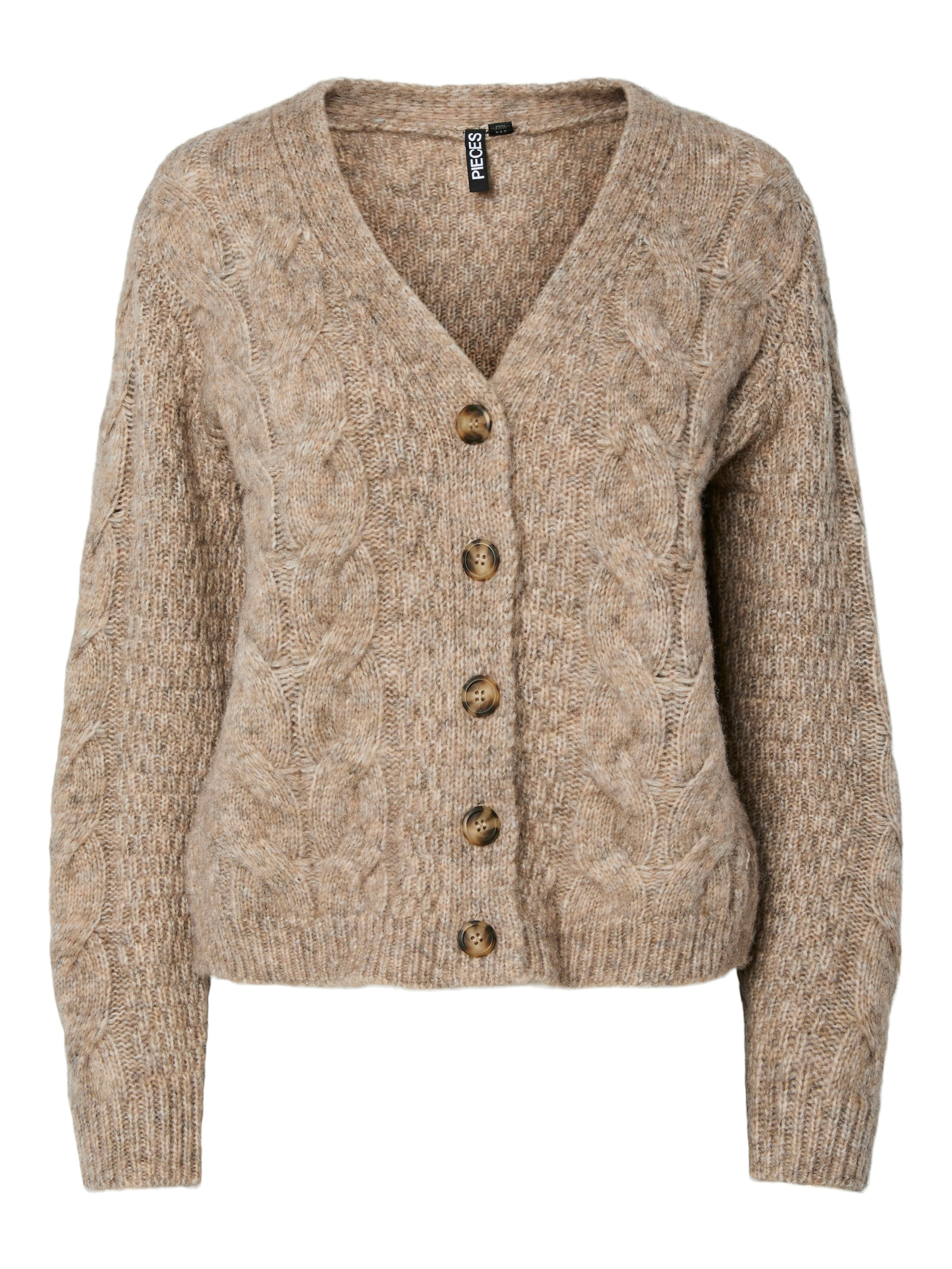 pieces Strickjacke »PCNINA LS V-NECK KNIT CARDIGAN NOOS BC«