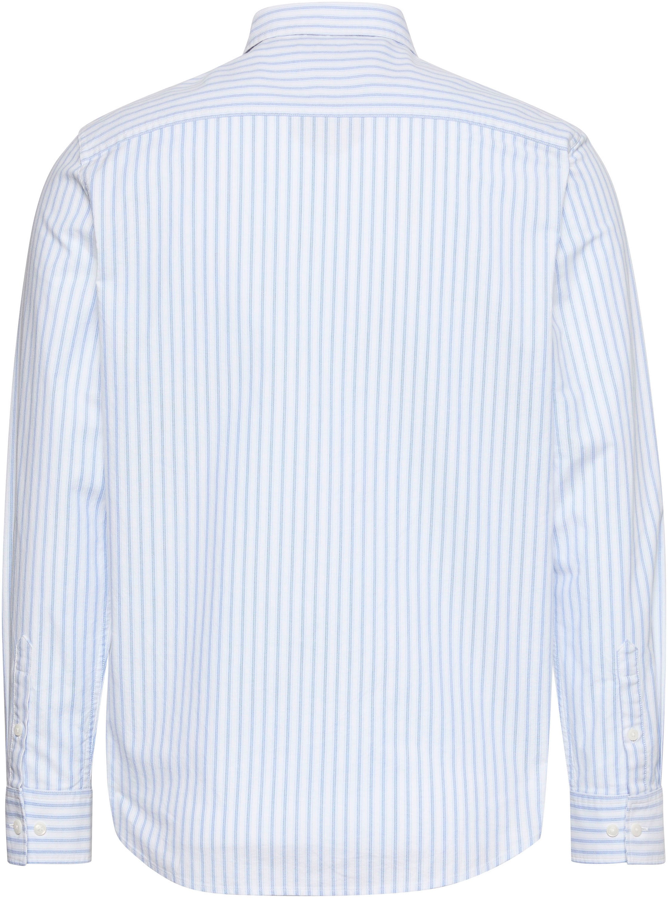 Calvin Klein Jeans Chemise à manches longues »STRIPE OXFORD CLASSIC SHIRT« Regular fit mit Rundhlsausschnitt