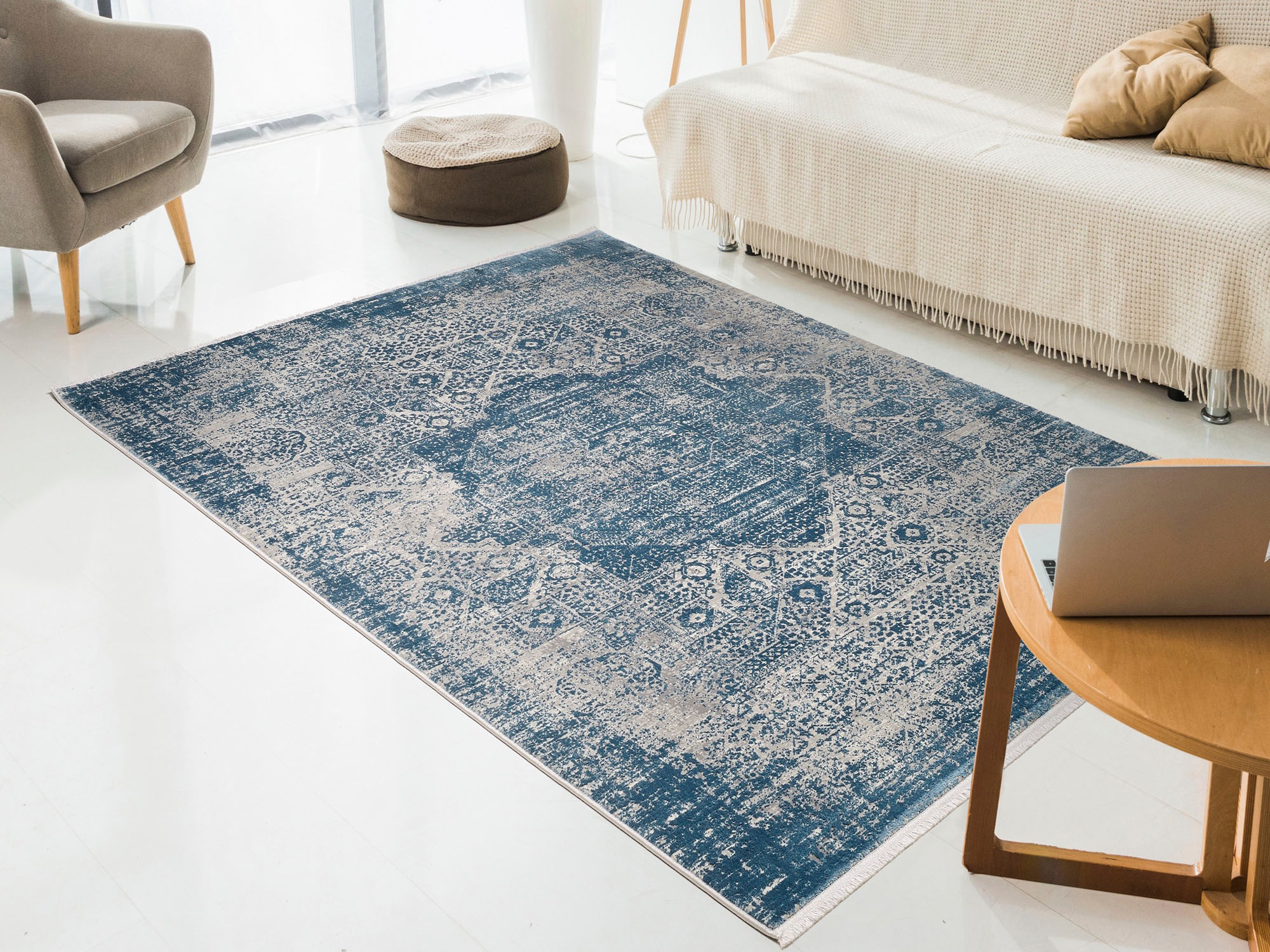 OCI DIE TEPPICHMARKE Teppich »COLOUR MEDI« rechteckig 8 mm Höhe