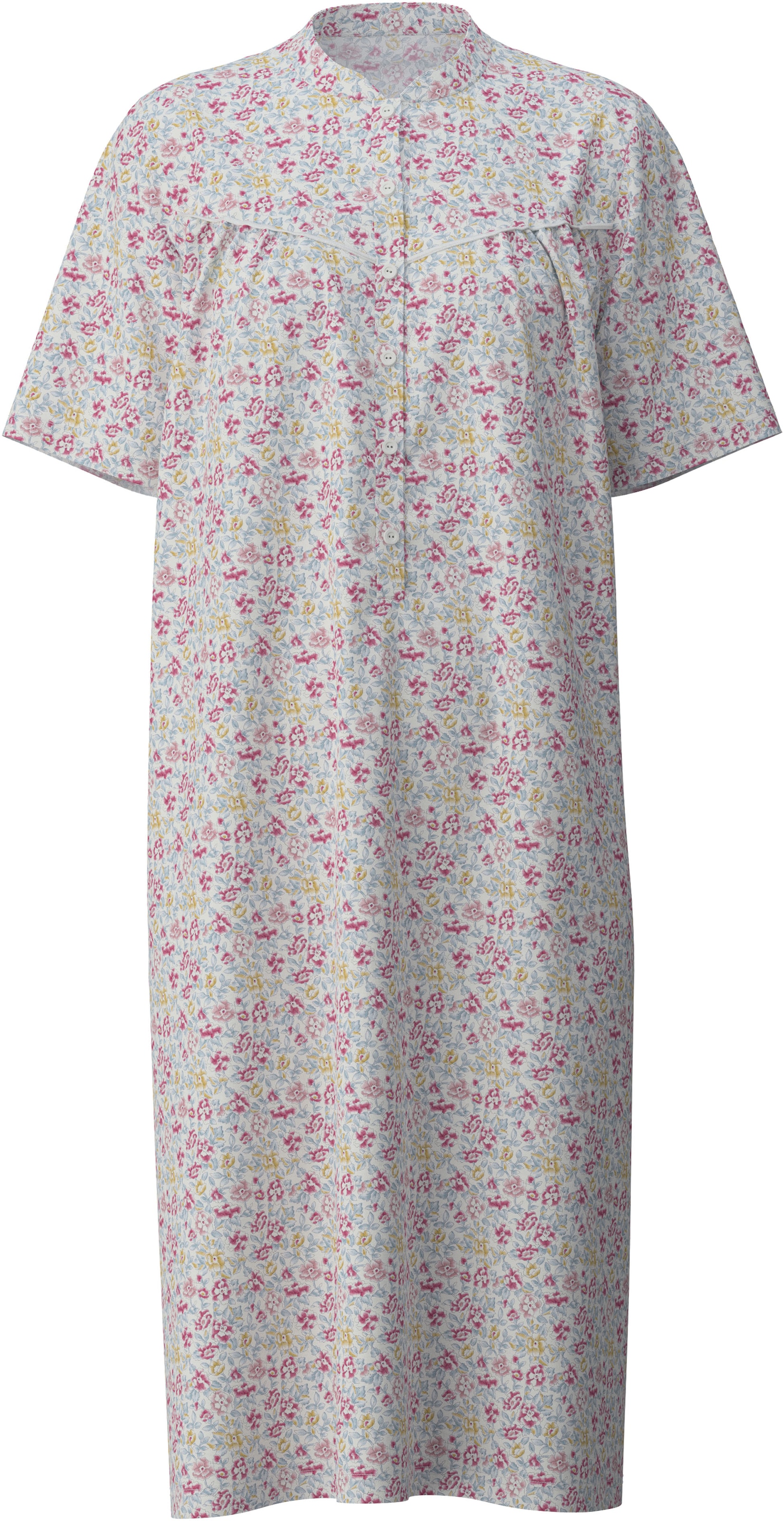 CALIDA Nachthemd »Soft Cotton« Knopfleiste, Interlock-Qualität, Pure Cotton, weich, Kurzarm