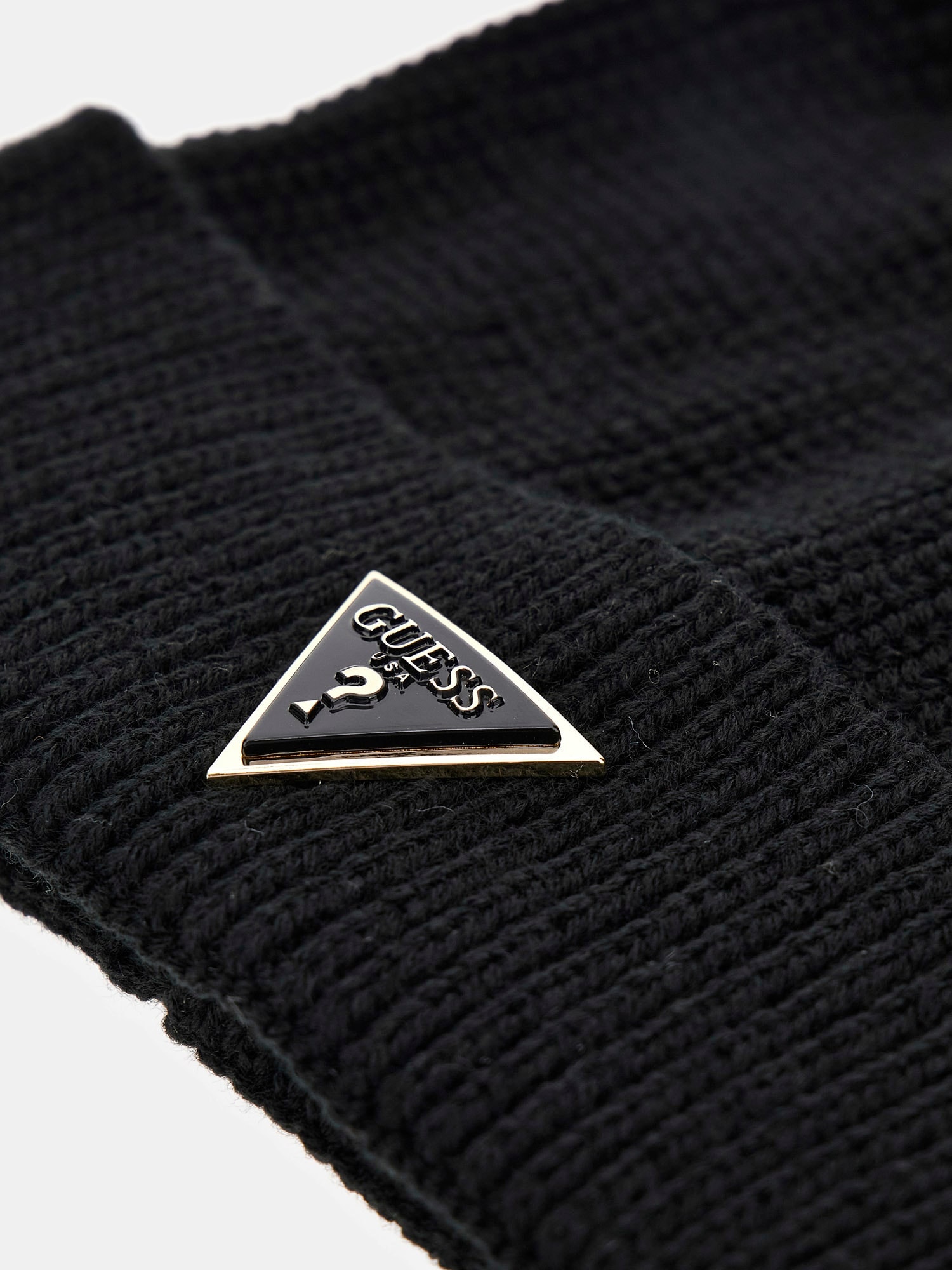 Guess Bonnet tricoté »BEANIE« mit Markenlabel