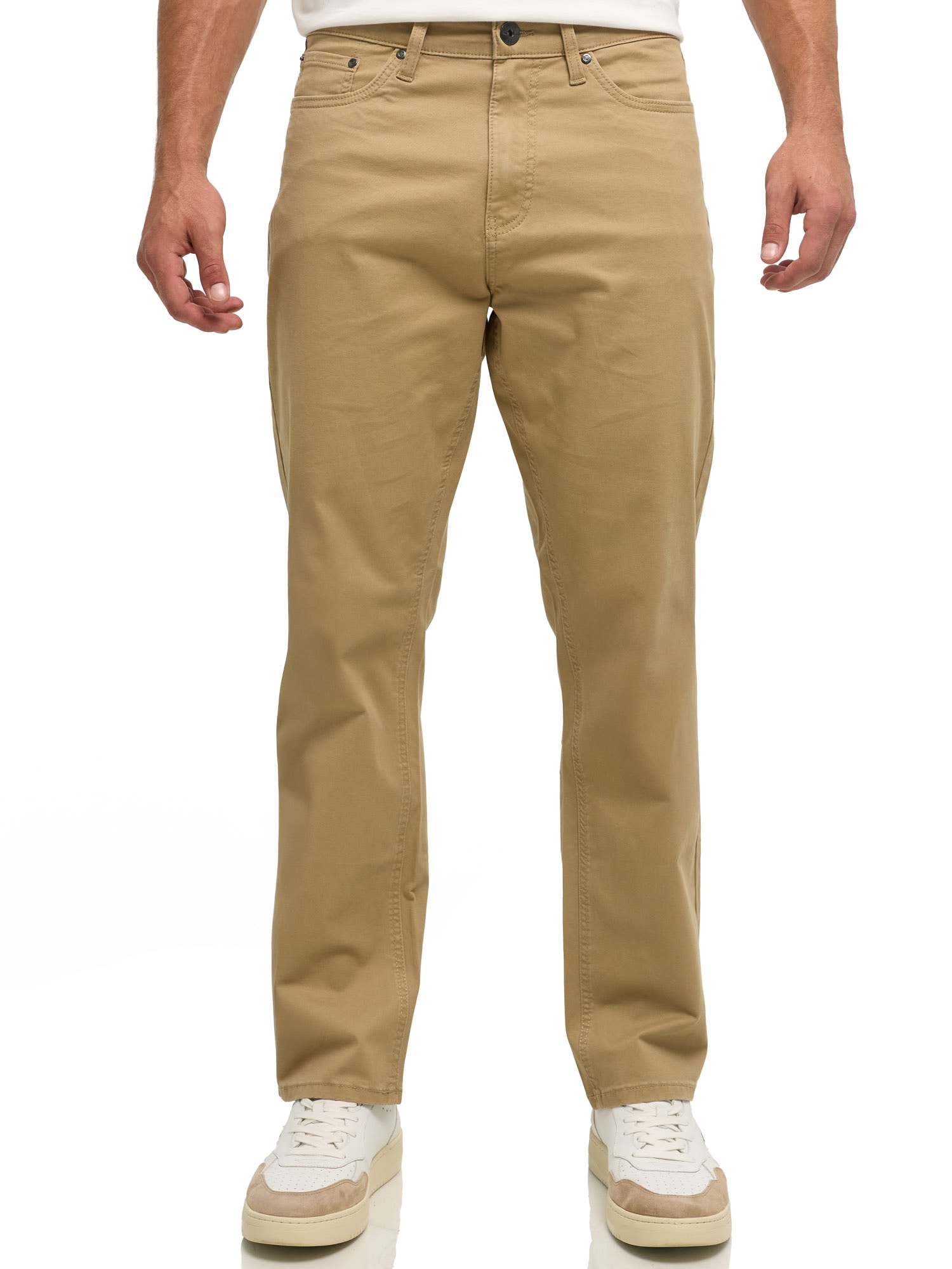 Indicode 5-Pocket-Hose »INVince col. Twill«  Baumwollmischung, relaxed fit