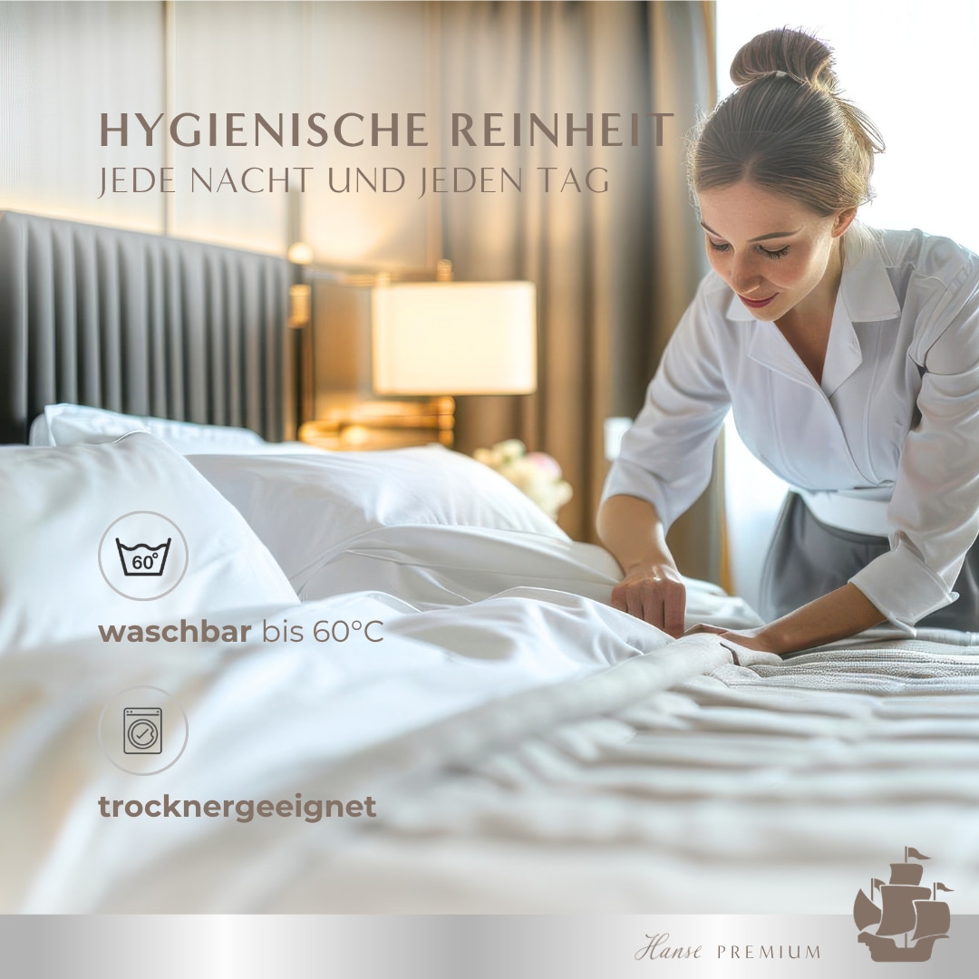 Hanse mit Kogge Kopfkissen »Hanse Premium Loungekissen, Luxuskissen, Made in Germany, 80x80 cm« Füllung: 100% Polyester 1 Stk. tlg. Kissen 80x80cm
