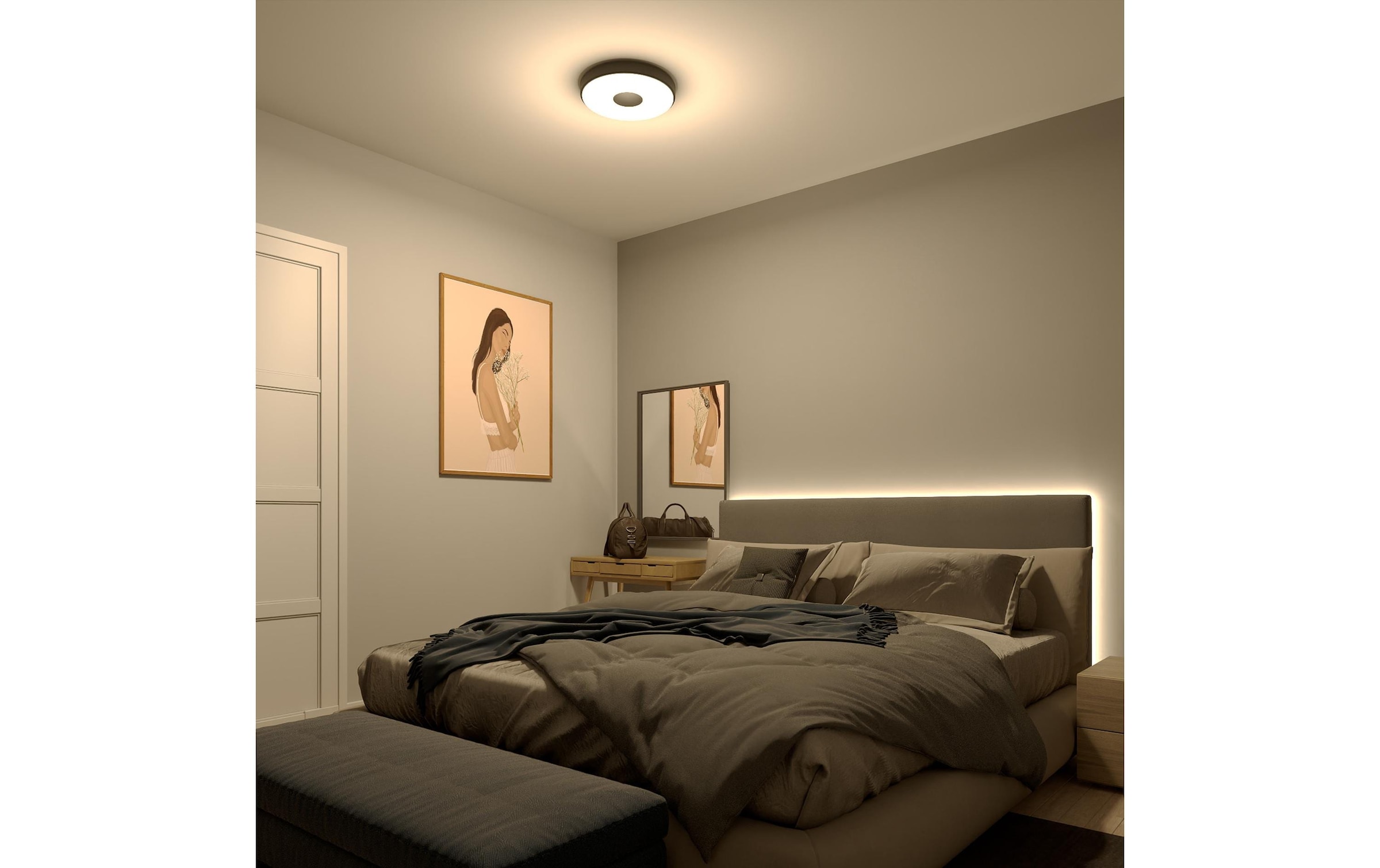 Philips Plafonnier »Coiner SceneSwitch 2700K, 2700 Lm« 1 cuis