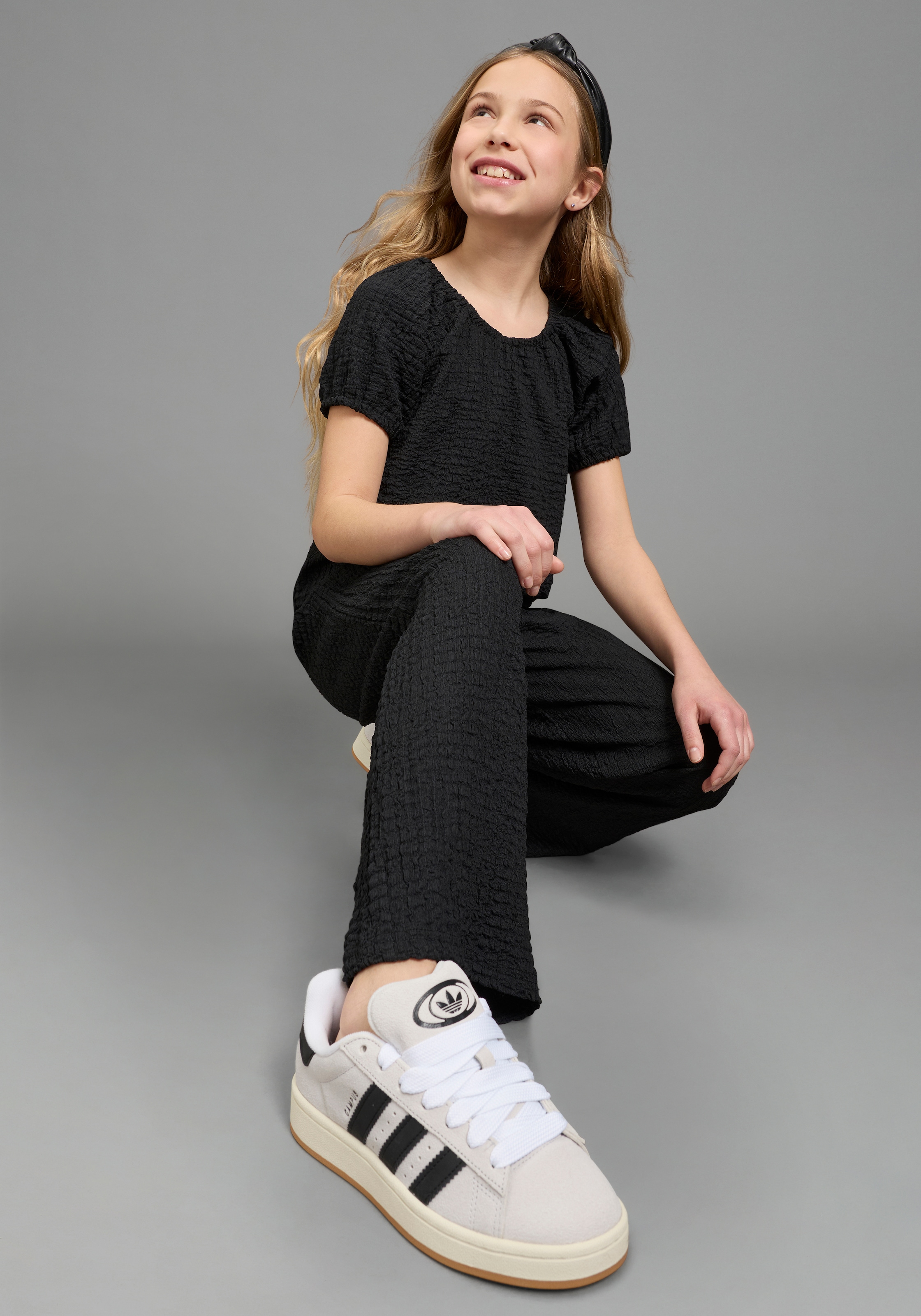 KIDSWORLD Chemise & pantalon »2tlg Set: Carmenshirt+Hose« Set, 2,  Ganzes Outfit: Shirt mit Raglanärmeln und Hose