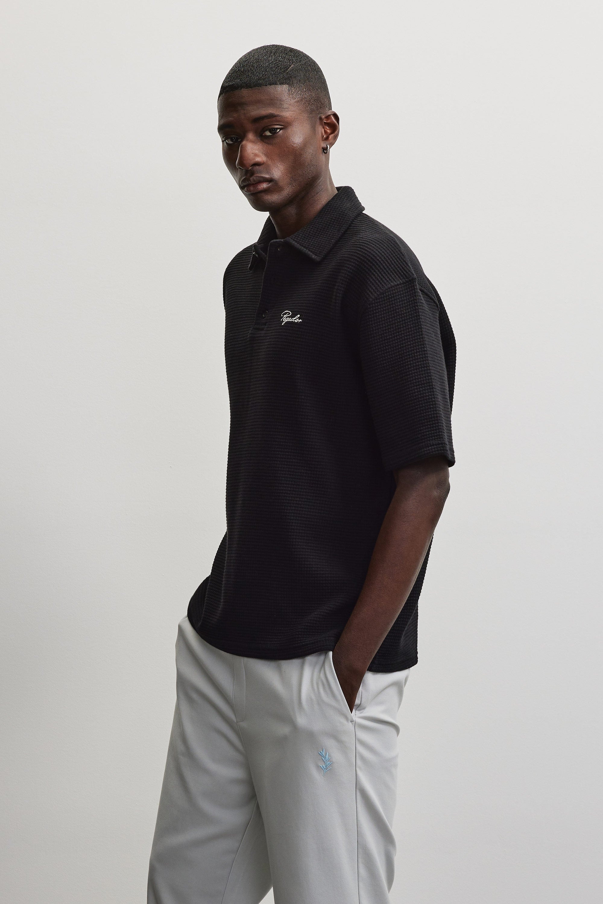 PEGADOR Polo »SIGNAR WAFFLE POLO SHIRT«