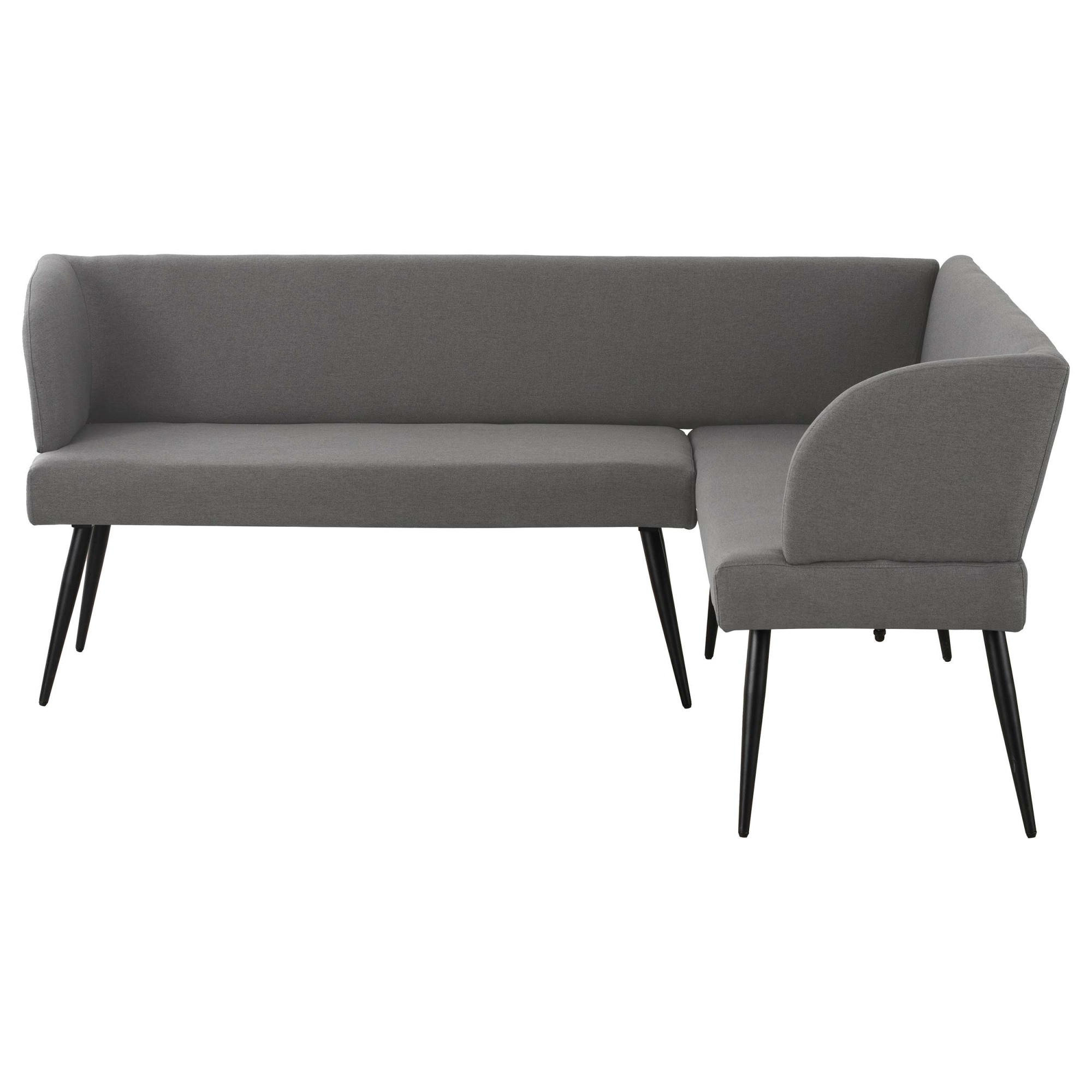 GOODproduct Banc d'angle »Lena« Assise avec ressorts ensachés, housse en tissu tissé facile d'entretien, largeur 192 cm