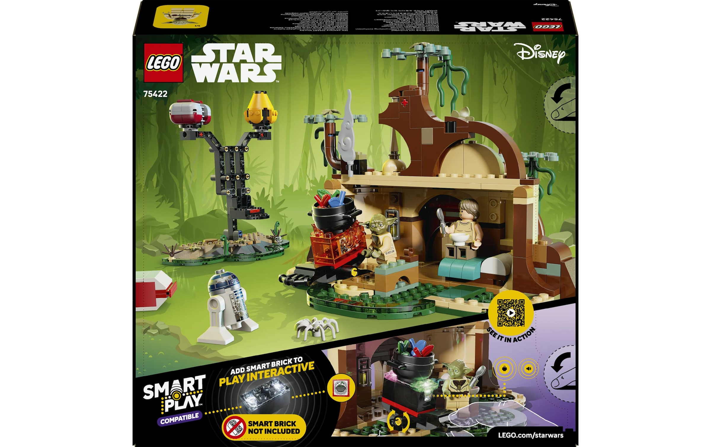LEGO® Pions de construction »SMART Play: Jedi-Training an Yodas Hütte (75422), LEGO Star Wars ™« Mit SMART Brick kombatibel (nicht im Lieferumfang enthalten)