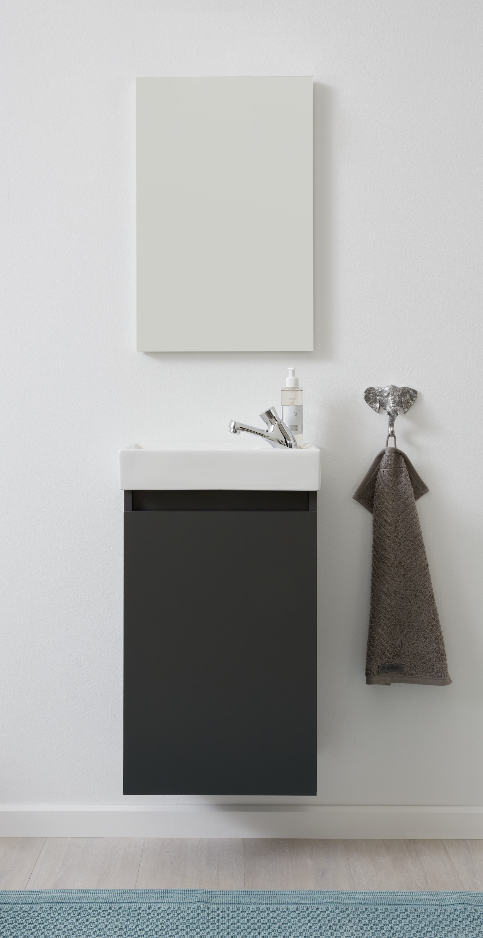 welltime Ensemble de meubles de salle de bain »Oslo 2-teilig« Komplett-Set, 3 cuis tlg.