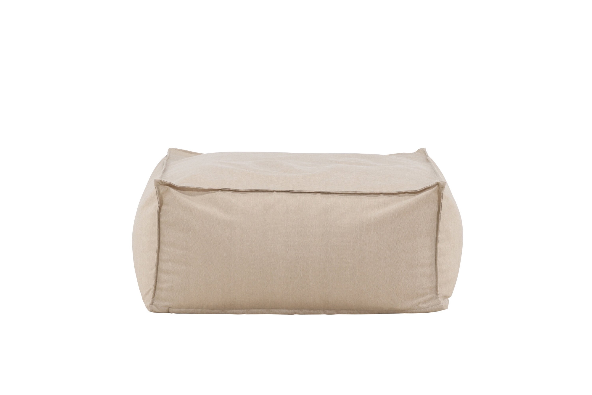 Venture Home Gartenlounge-Hocker »Rambo, vielseitiger Outdoor-Hocker 85 × 85 cm, belastbar bis 150 kg« Loungehocker, Olefin-Bezug, Polystyrol-Füllung, modular, beige