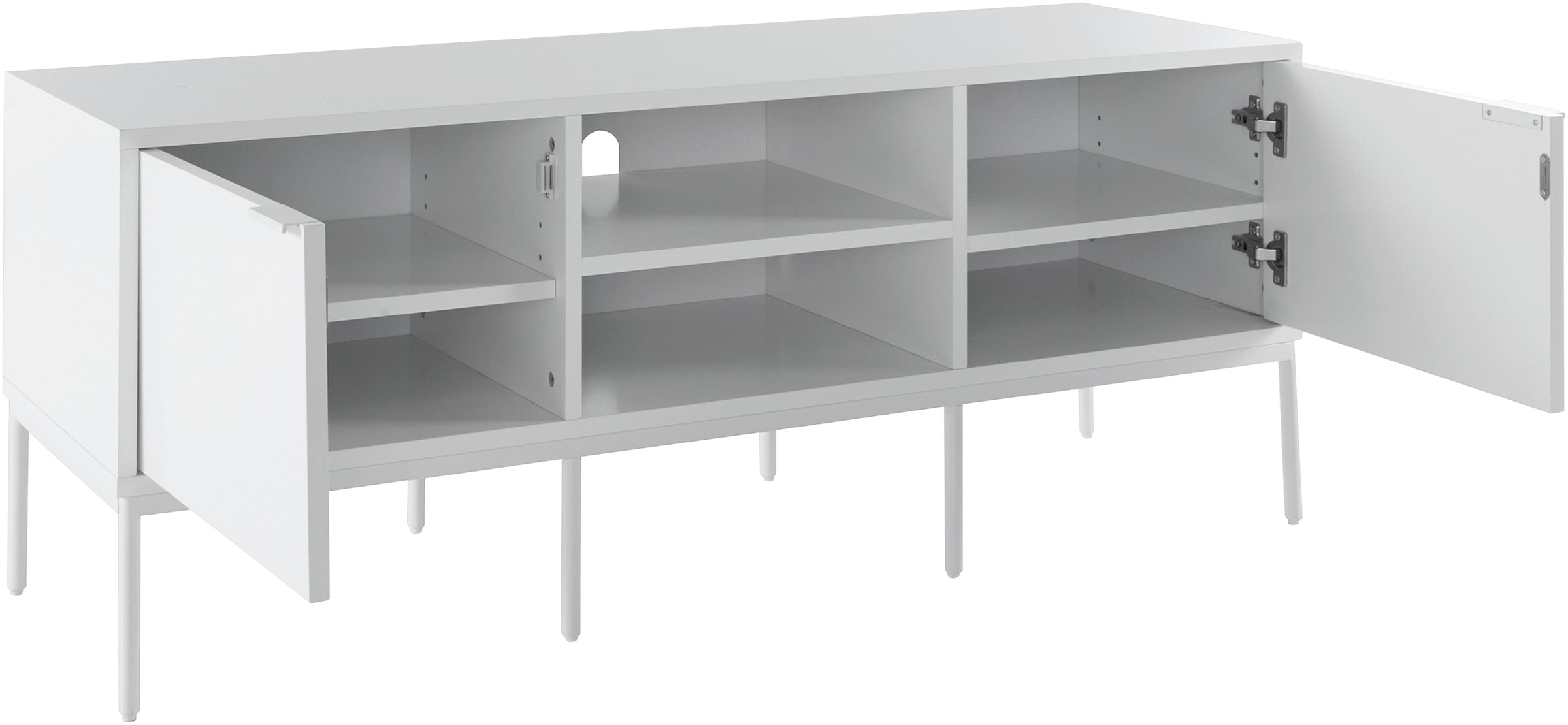 s.Oliver Meuble TV »Kallby« 1 cuis tlg. lackiertes MDF, Kabelmanagement, Soft-Close Funktion, Breite 140 cm