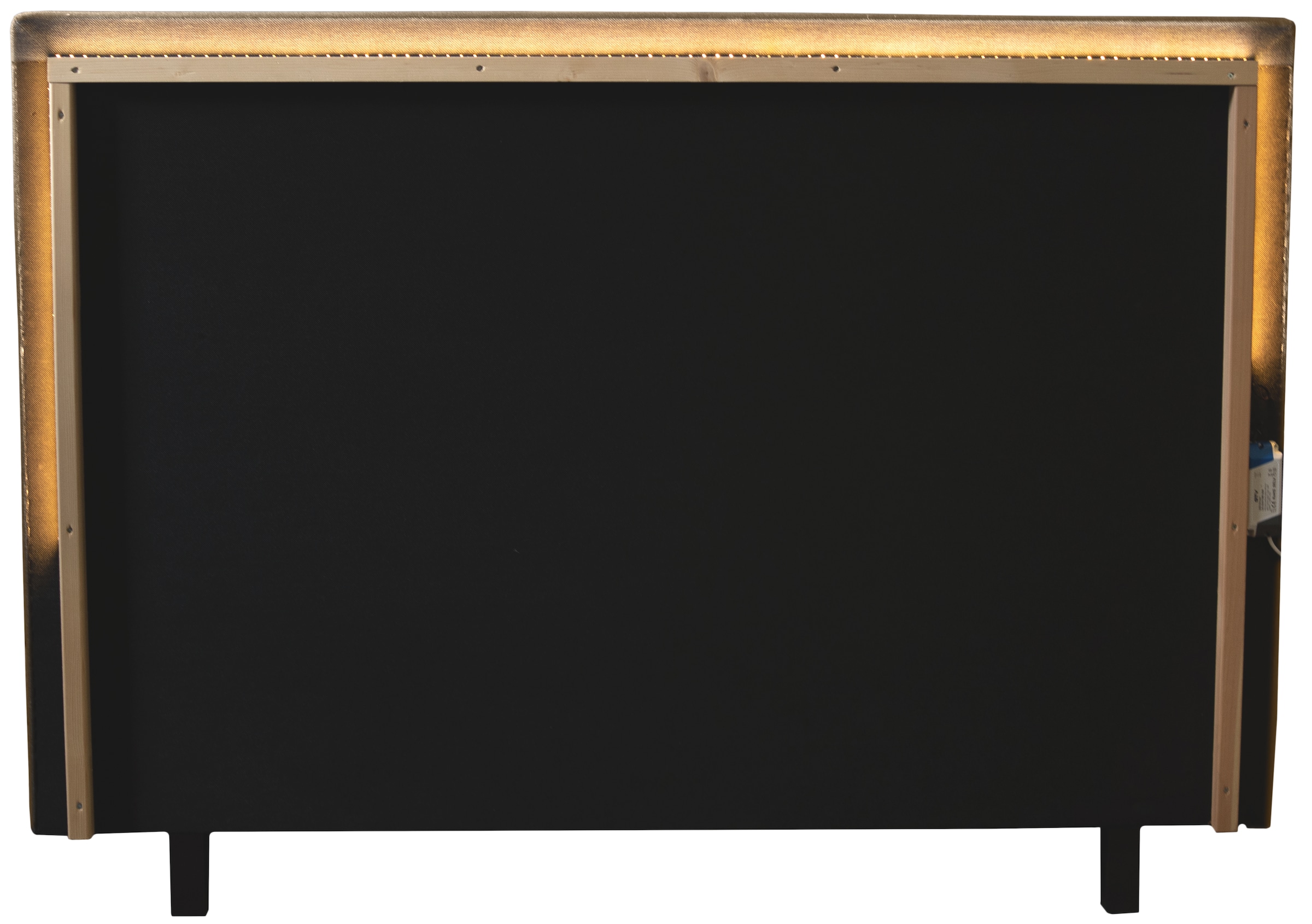 Home affaire Lit boxspring »Alenika« mit LED - Beleuchtung, mit Taschen-Federkernmatratze