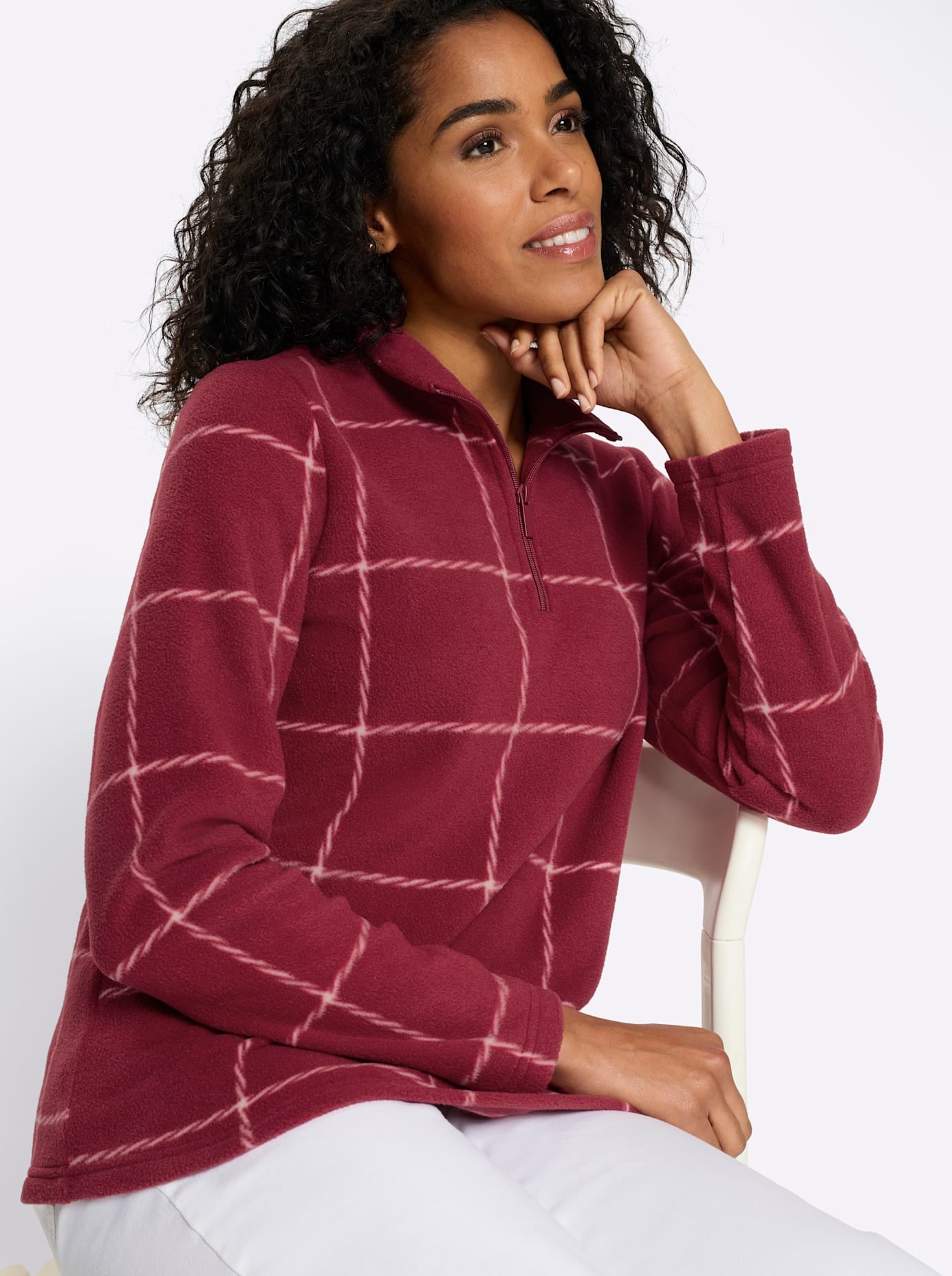 Classic Basics T-shirt en polaire »Fleece-Shirt« 1