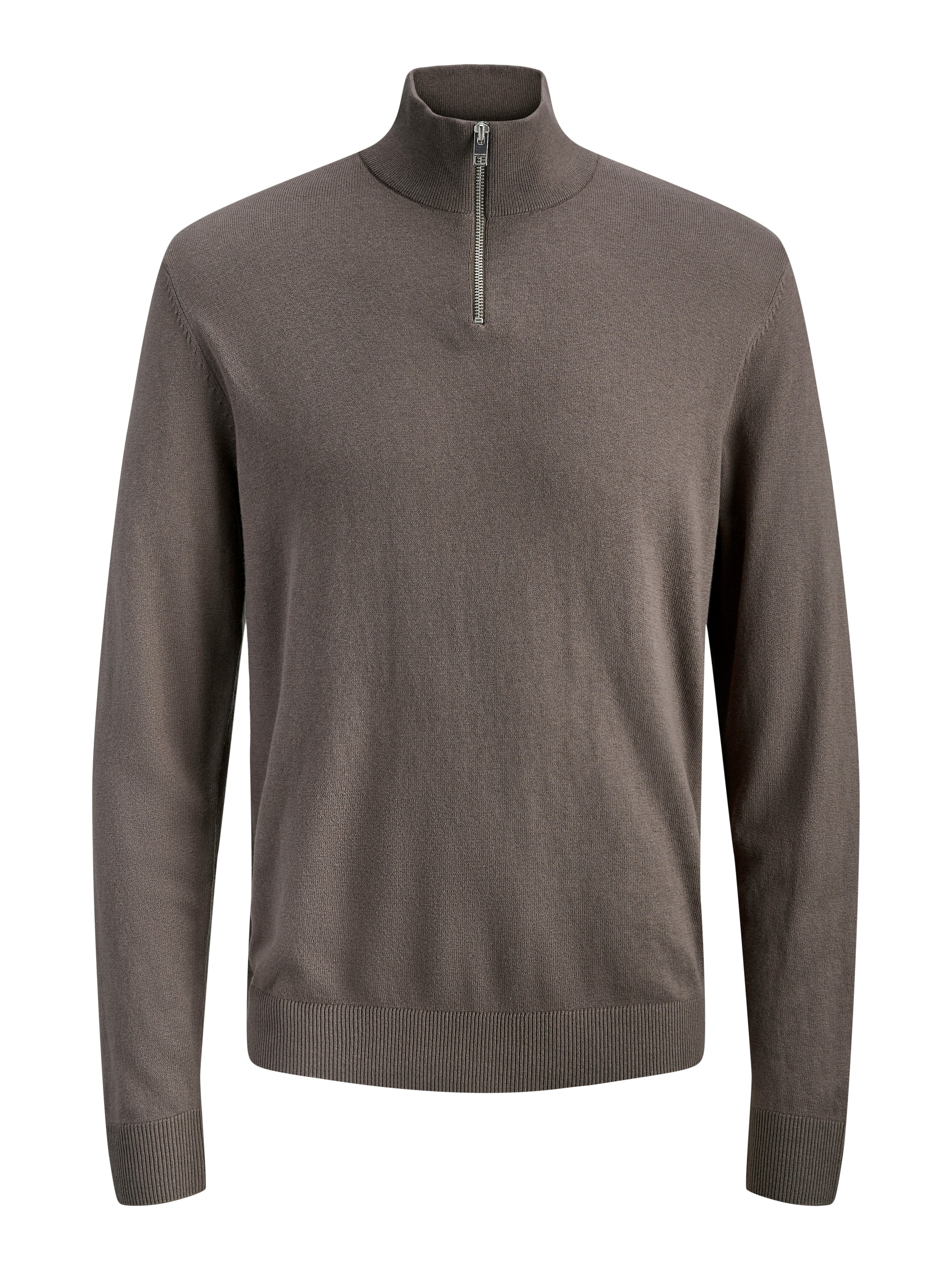 Jack & Jones Troyer »JJEEMIL KNIT HALF ZIP NOOS« Baumwollmischung, regular fit