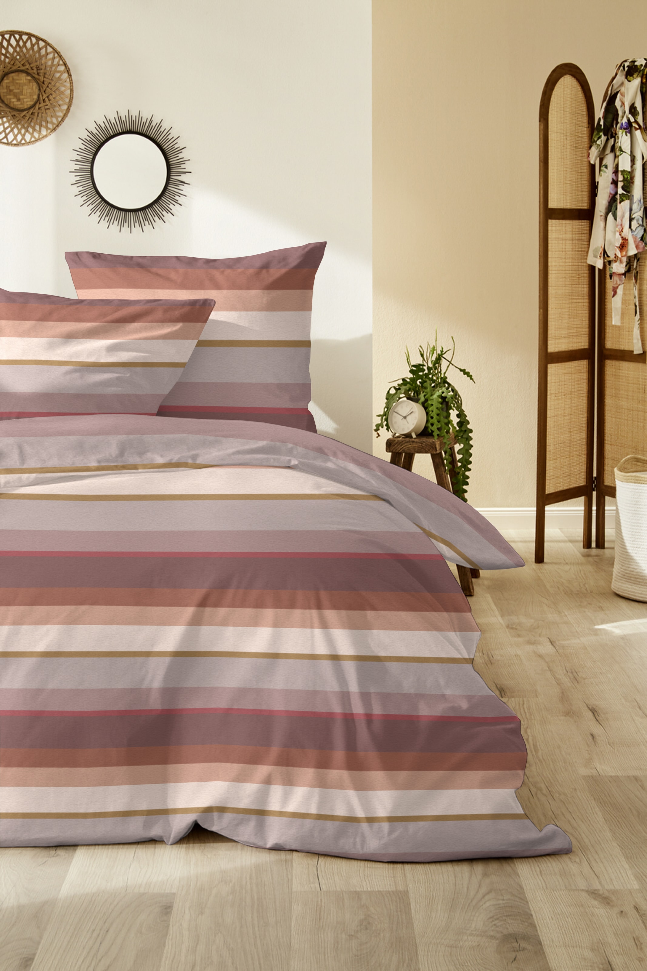 Primera Linge de lit »Feinbiber-Bettwäsche« 2 cuis doux comme du velours et naturellement en pur coton