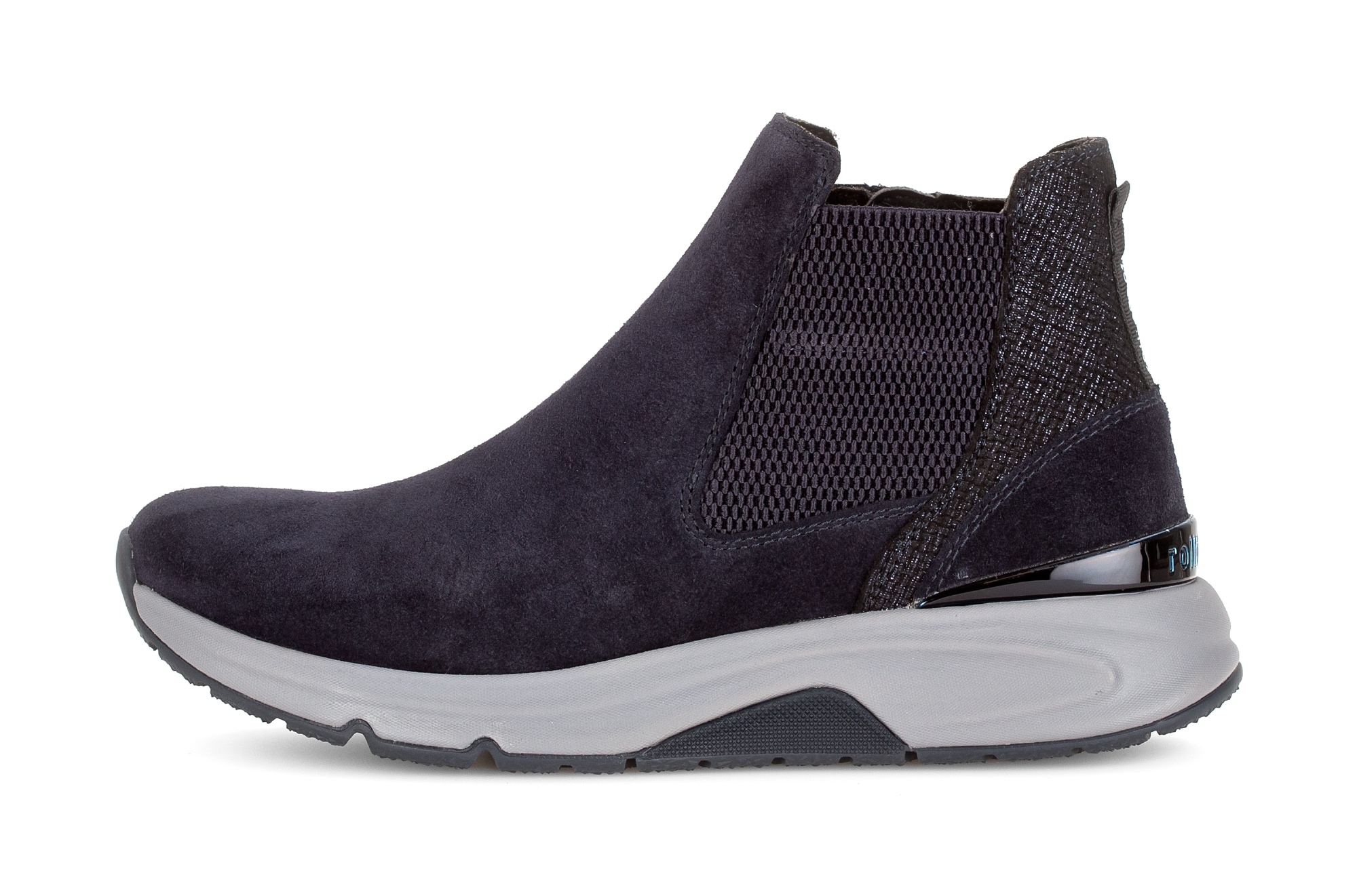 rollingsoft Bottines chelsea  Plateforme, baskets montantes, chaussures à lacets avec profil antidérapant