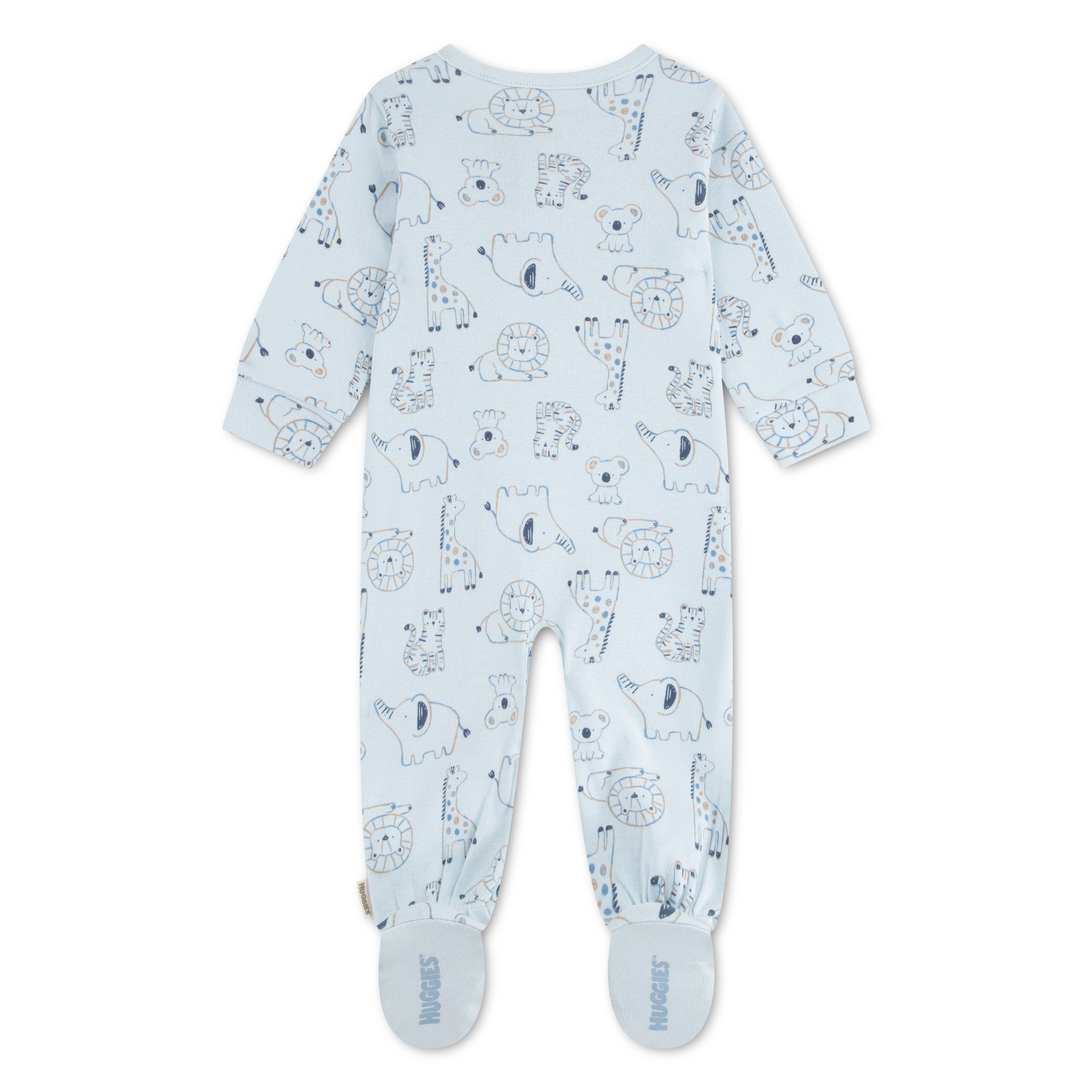 HUGGIES babywear Overall »HUGB FOOTED COVERALL« Strampler mit langen Armen und Füssen /  Allover-Print / für Boys