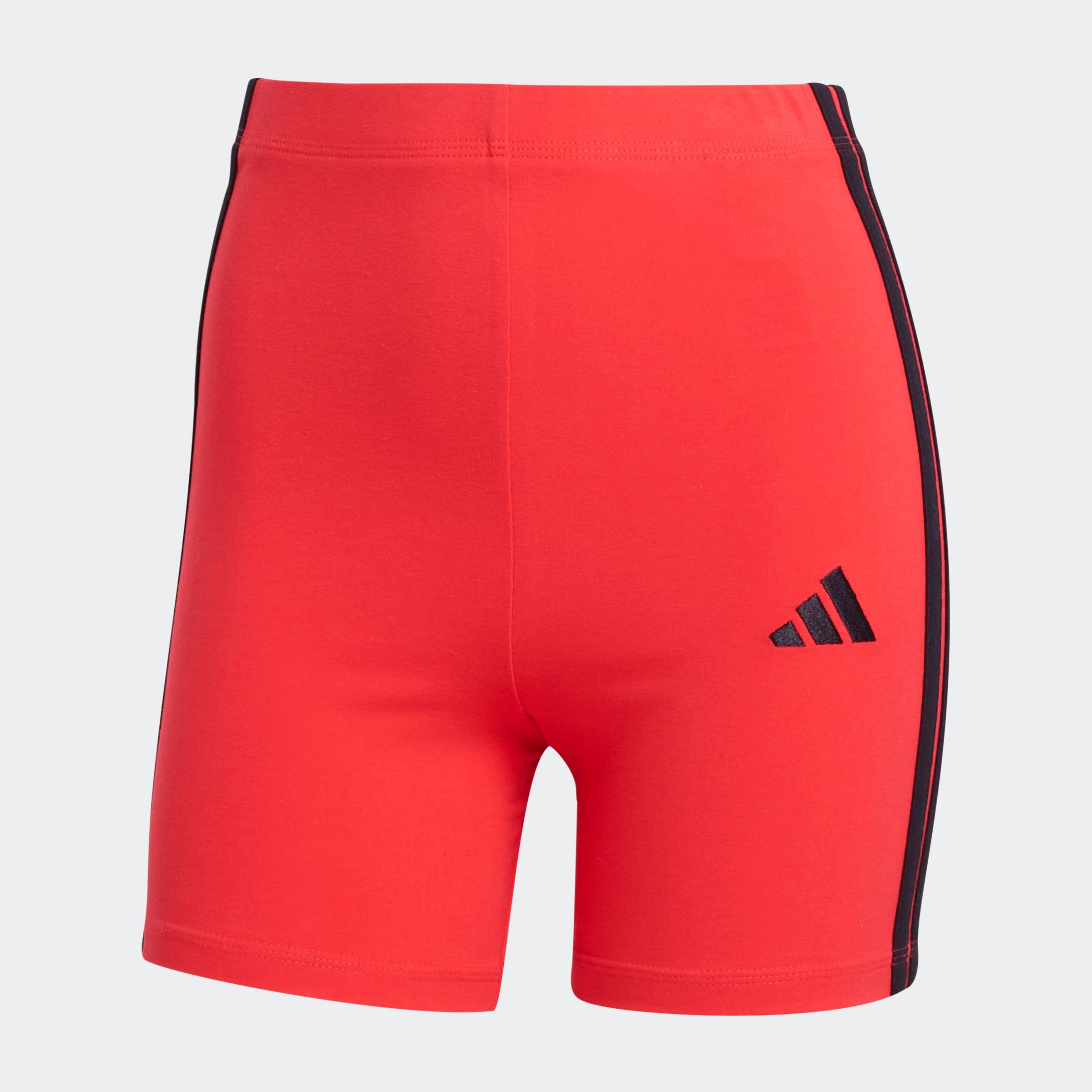 adidas Sportswear Caleçon d'entraînement »W 3S SJ BK SHO«  kurze Leggings, mittelhoher Bund, flacher, elastischer Bund
