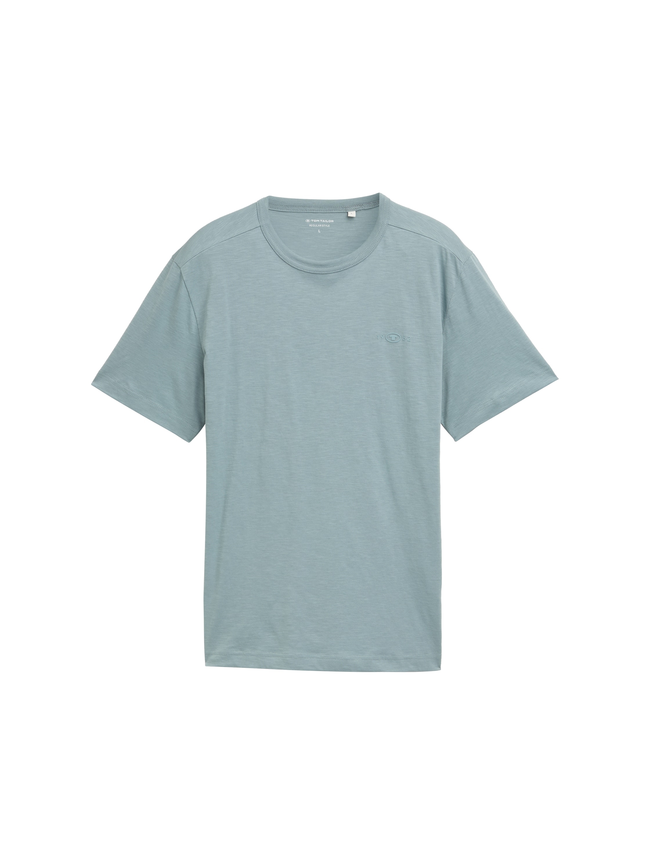 TOM TAILOR T-Shirt mit Logo Stickerei