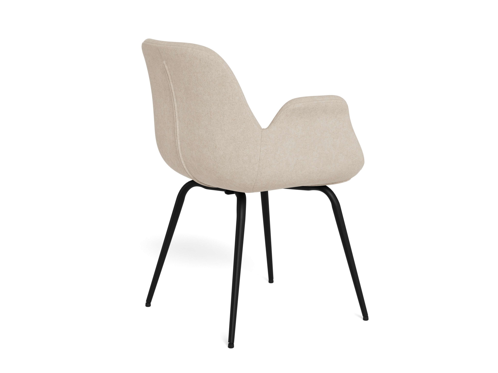 ACTONA GROUP Chaise de salle à manger »Beth, Stuhl, Polsterstuhl« () 2 cuisChaise, sable, noir mat, emballage=2