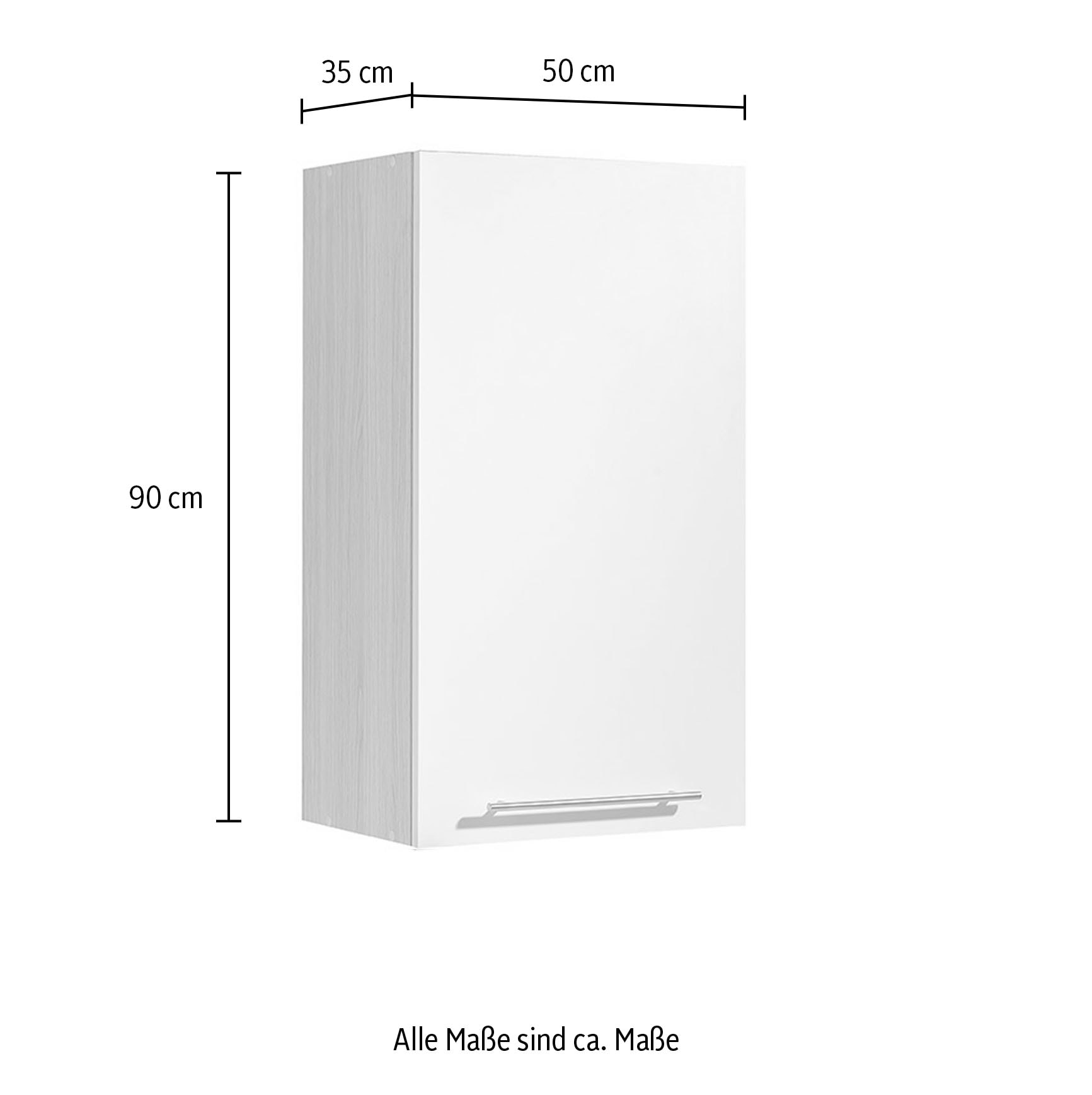 wiho Küchen Armoire suspendue »Filo« 50 cm breit, 90 cm hoch