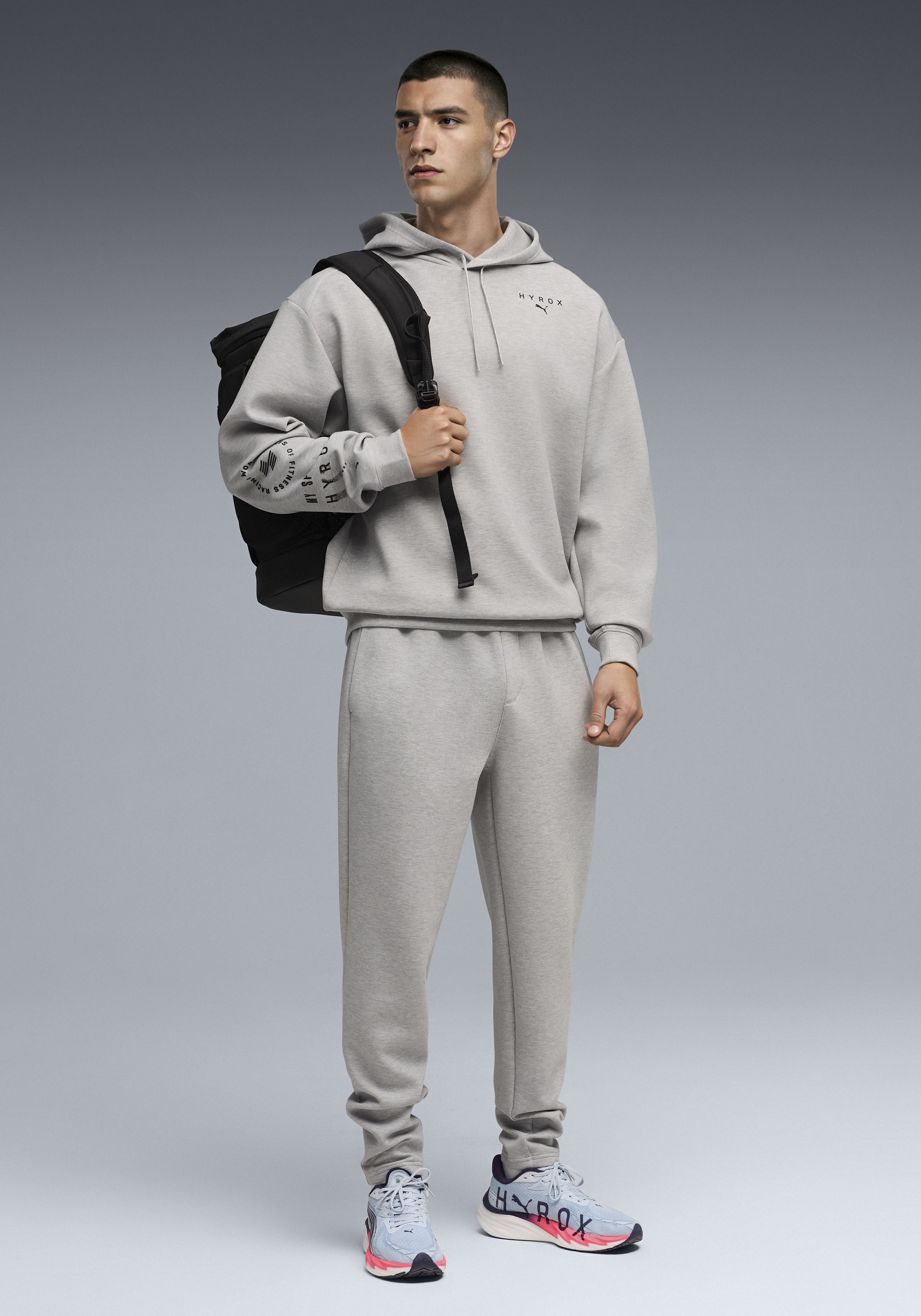 PUMA Sweat à capuche »M  X HYROX CLOUDSPUN HOODIE«, Regular Fit, für Fitness und sportliche Aktivitäten, mit Kapuze
