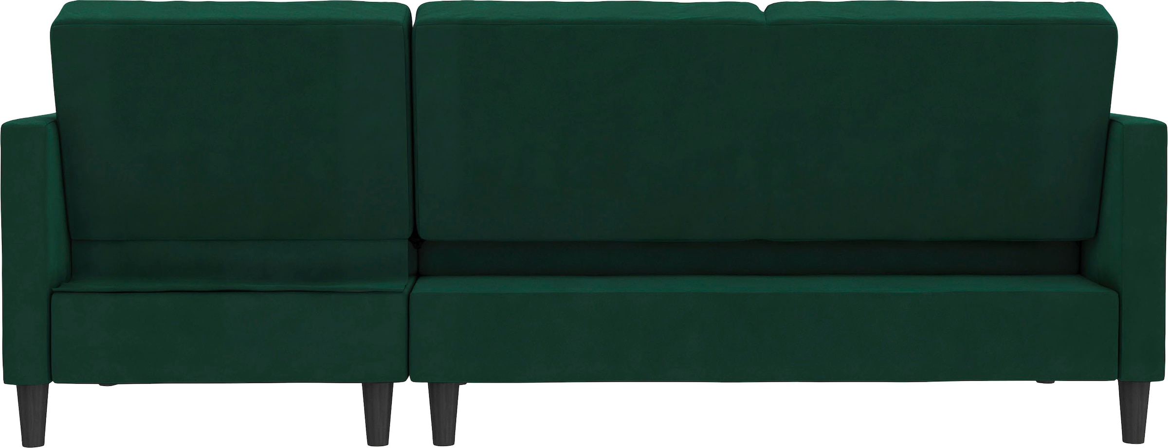 Dorel Home Ecksofa »Presley, L-Form,« Ecksofa mit Bett-Funktion und Stauraum, verstellbare Rückenlehne