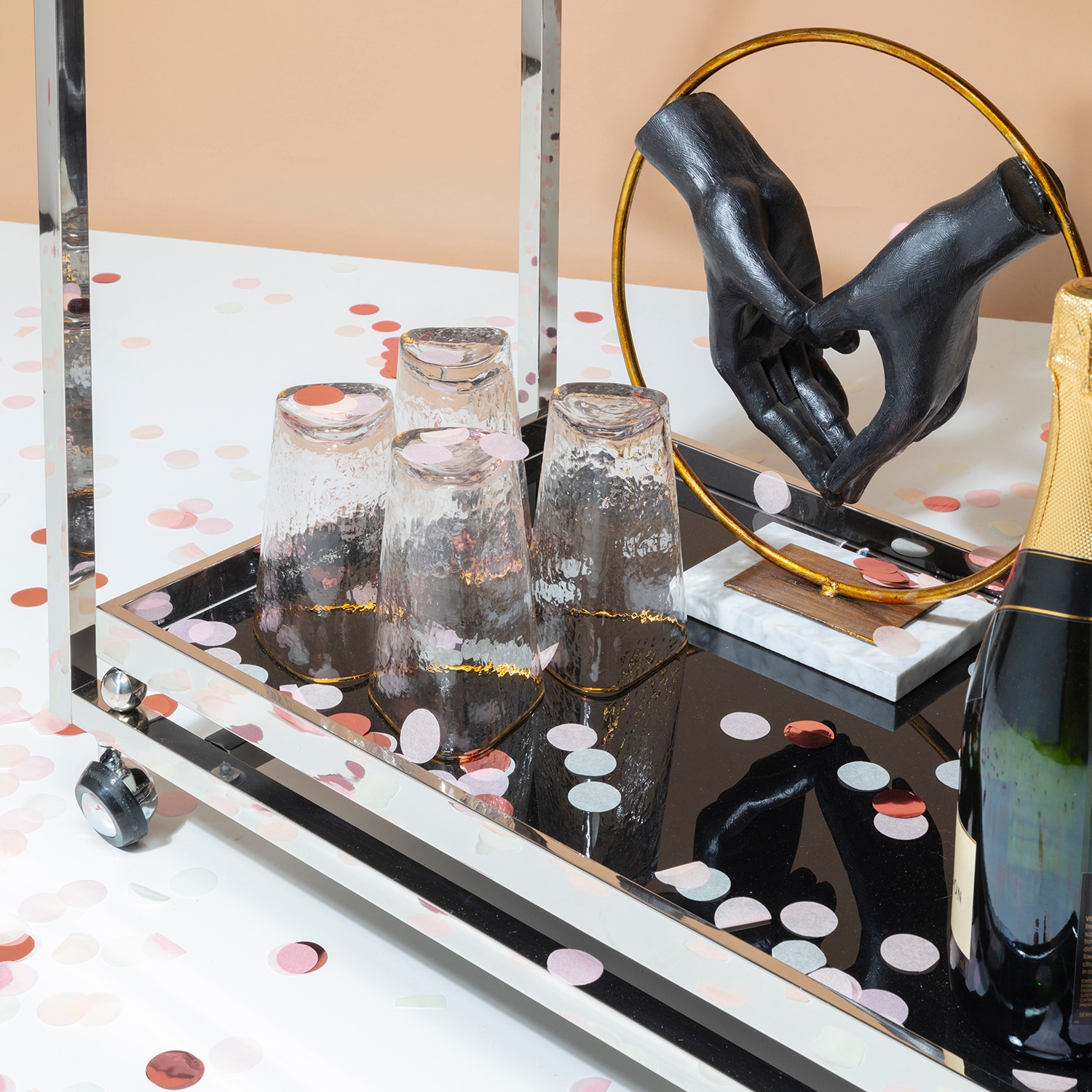 Kare Design Dekoobjekt »Deko Objekt Elements Heart Hand 33cm«