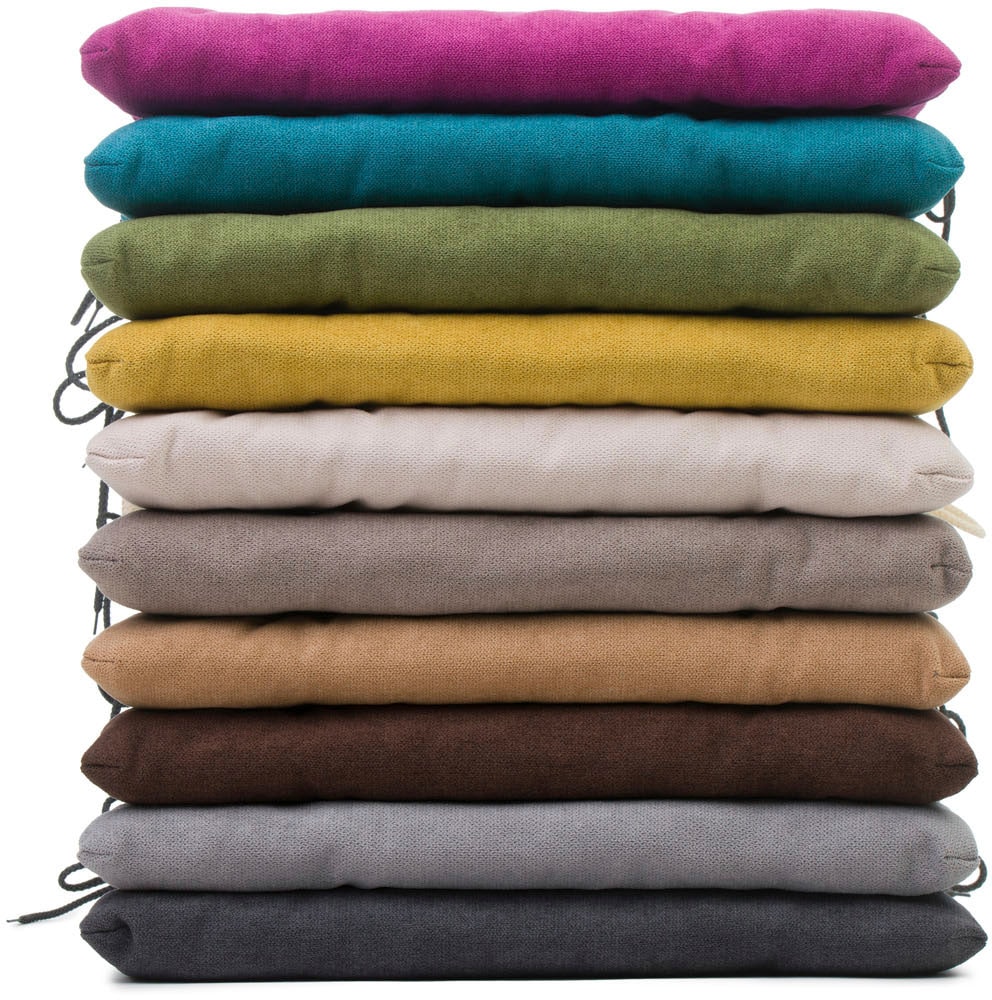 Gözze Sitzauflage »Darco Uni« 1 Stück, Masse: 40 x 40 x 4 cm, mit Füllung, mit Bindebändern