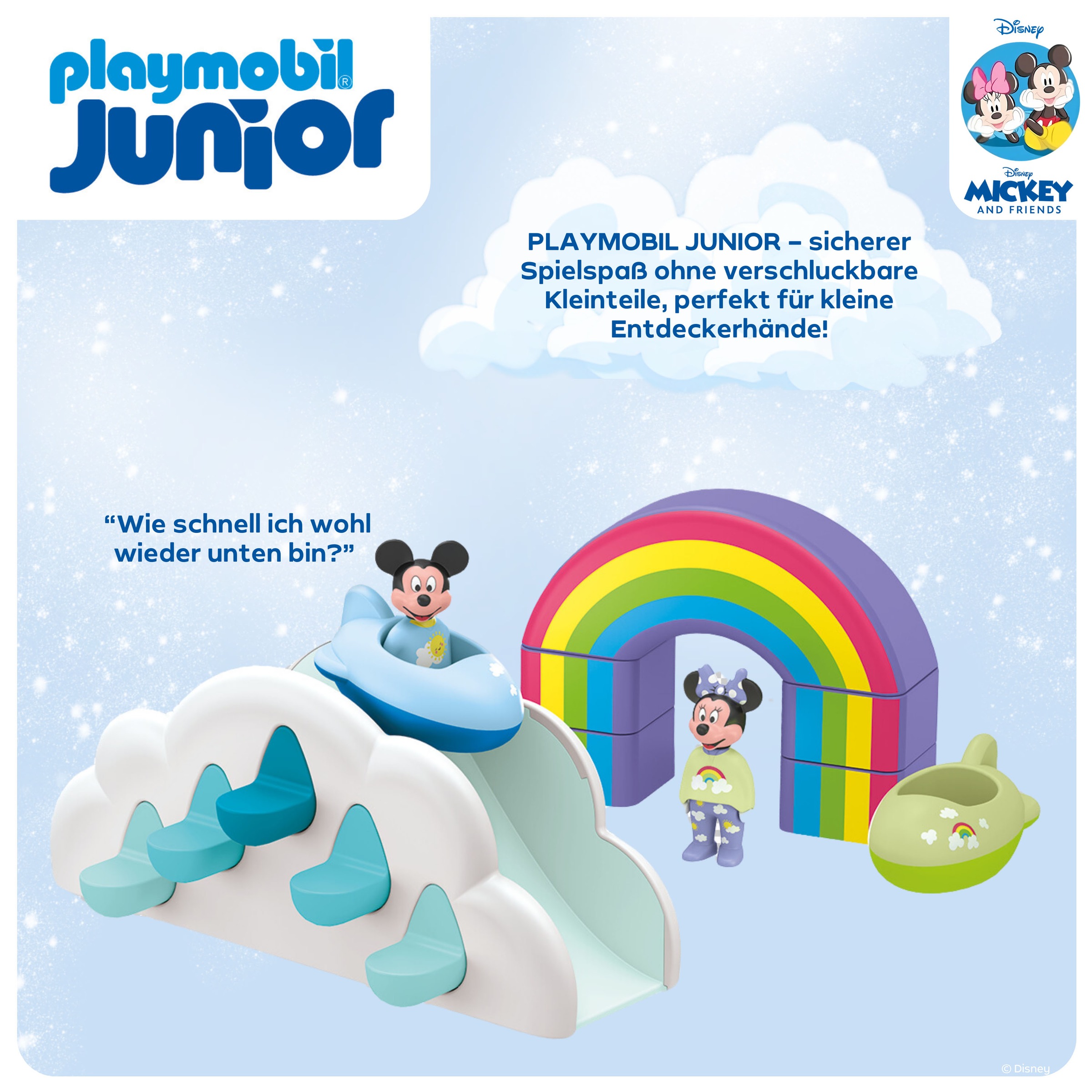 Playmobil® Konstruktions-Spielset »Mickys & Minnies Wolkenflug (71697), JUNIOR & Disney« Made in Europe