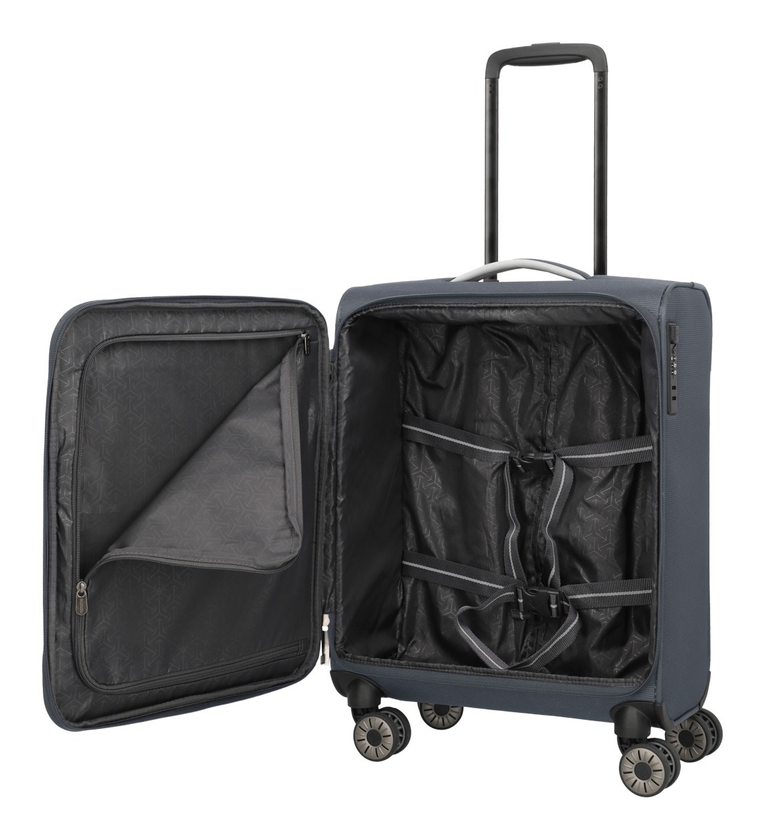travelite Trolley pour bagages à main »JETPACK Multi Light 4 Cabin, konzipiert für Condor & Ryanair« 37 litre 4 Rollen Valise souple cabine pour la plupart des compagnies aériennes courantes