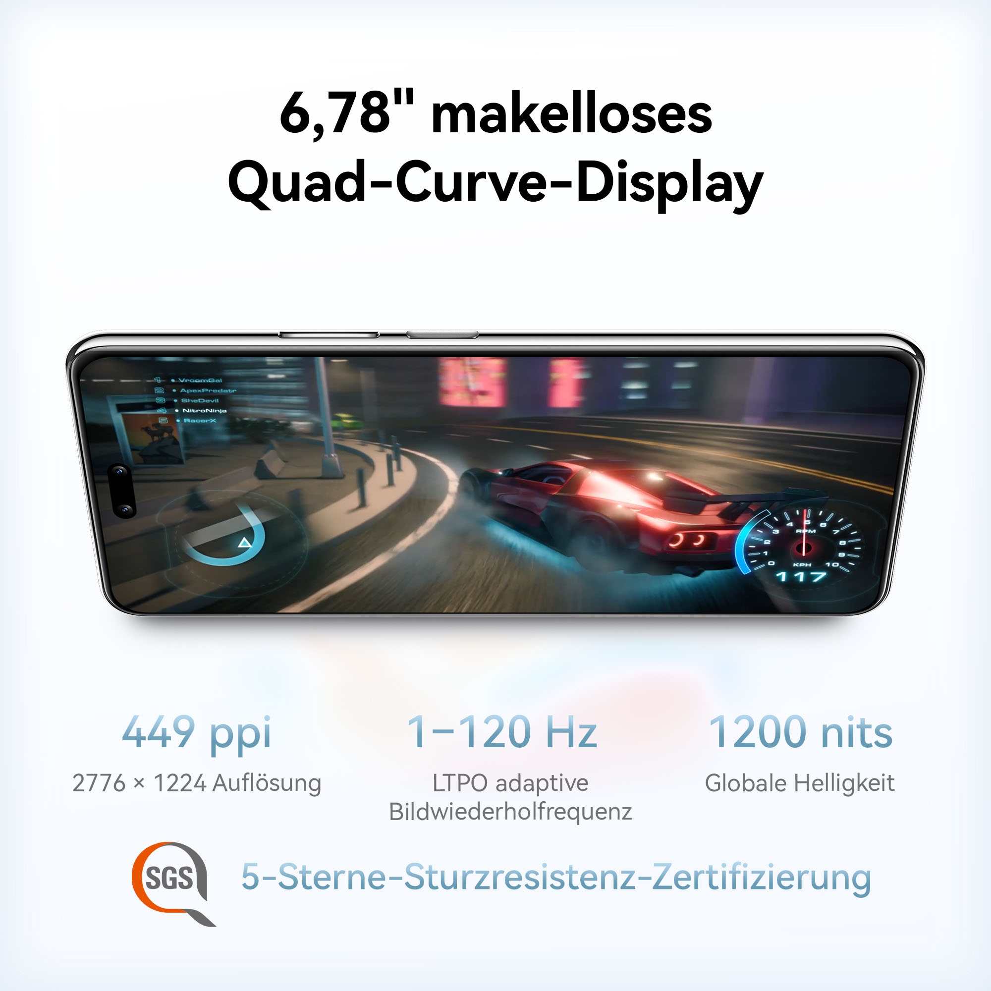 Huawei Smartphone »Nova 14 Pro« Hellblau