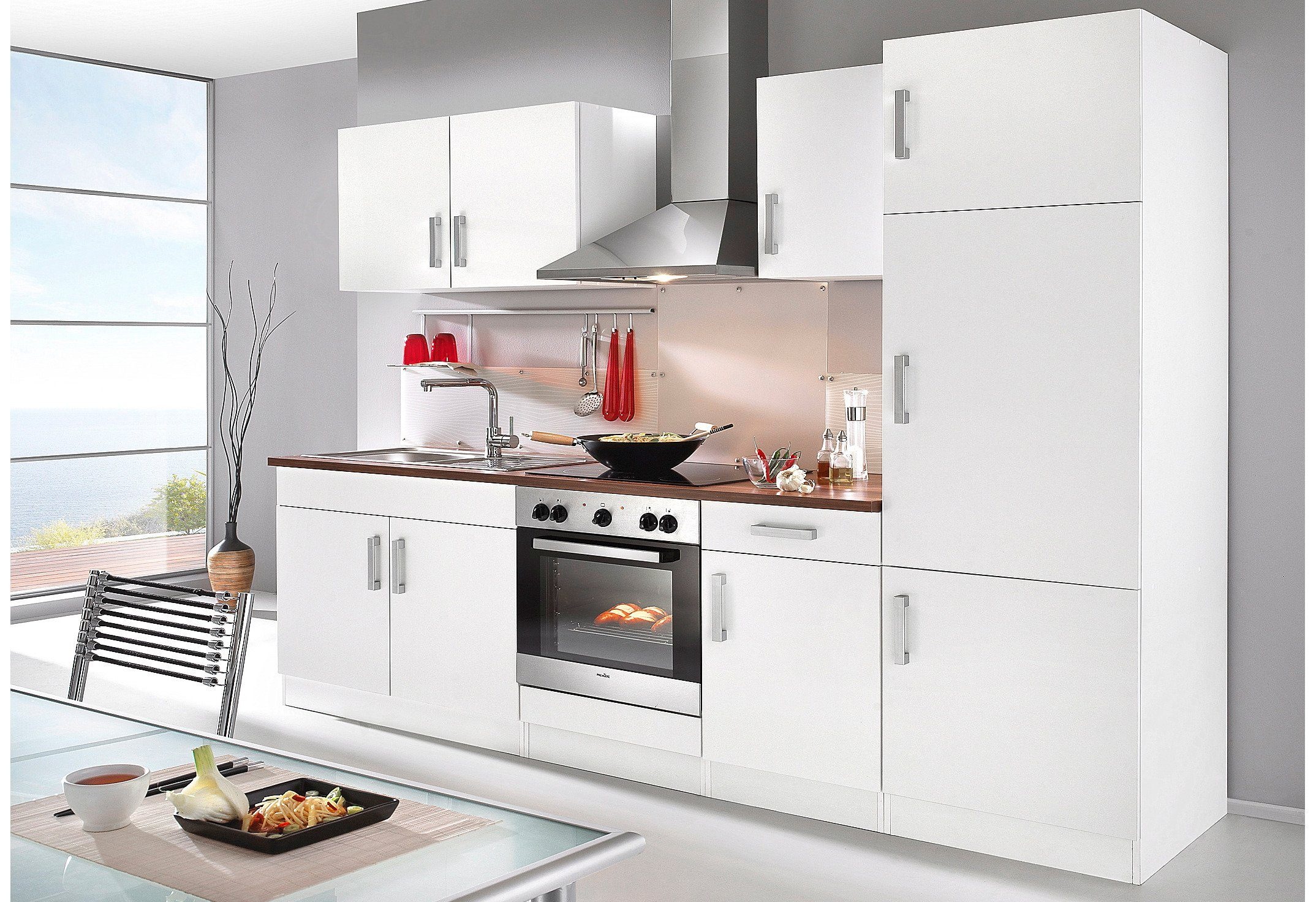 KOCHSTATION Armoire suspendue d'angle »KS-Toronto, Breite 60 x 60 cm«