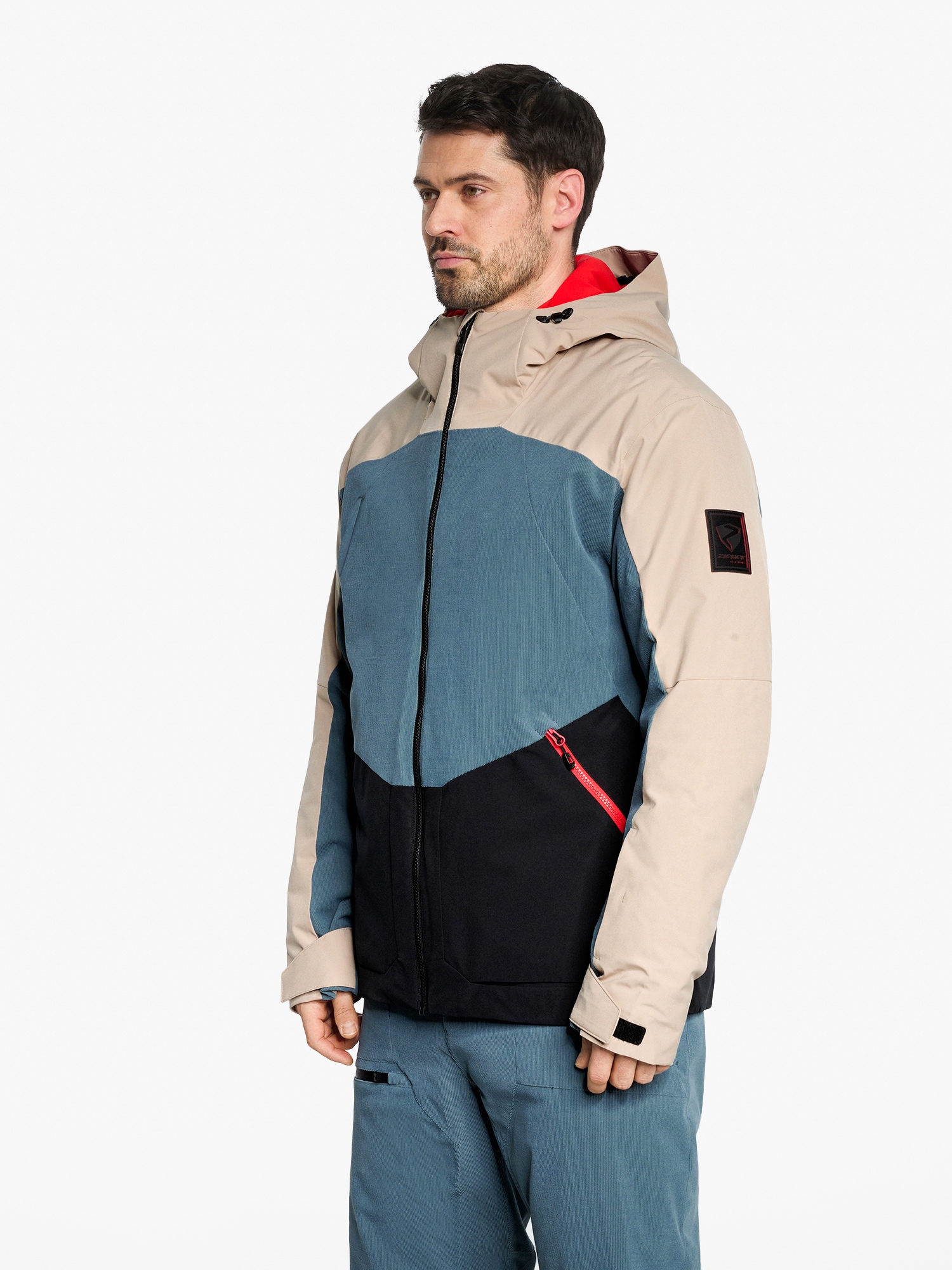 Ziener Veste de ski »TOBIN-Z AQUASHIELD® HERREN« imperméable, coupe-vent, respirant, élastique, capuche