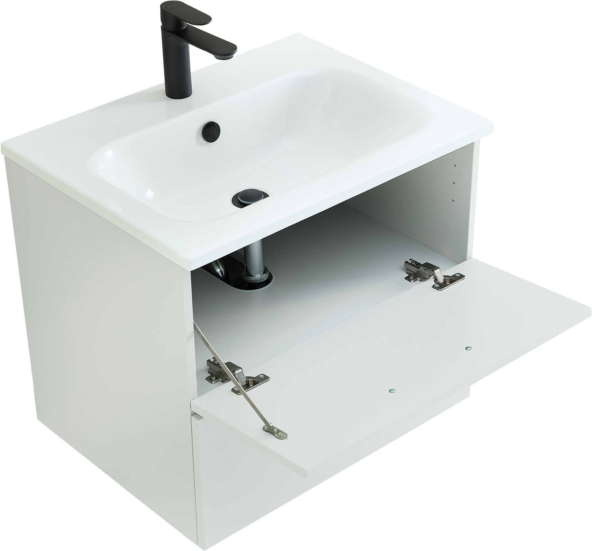 Saphir Ensemble de meubles de salle de bain »Quickset 500, Waschtischunterschrank mit Mineralmarmorwaschtisch« 2 cuis tlg.