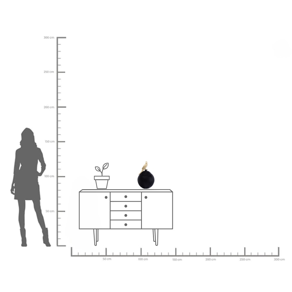 Kare Design Boîte de rangement »Deko Dose Parrot 40cm«