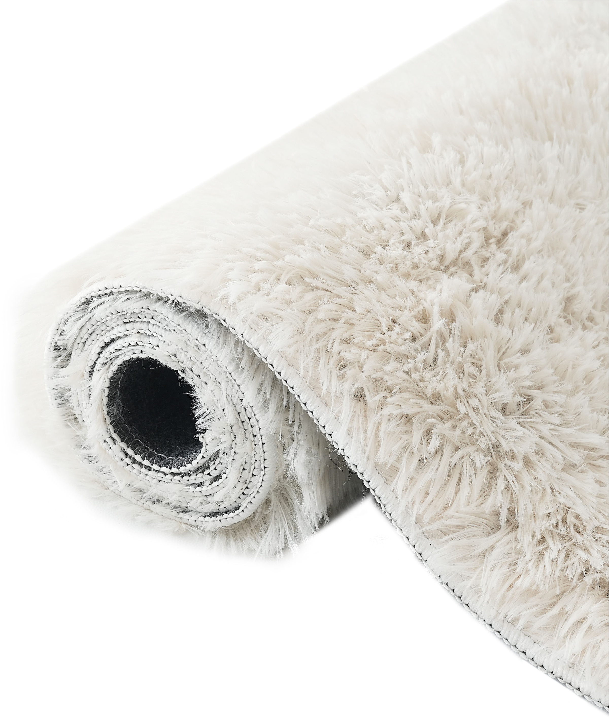 GOODproduct Tapis à poils longs »Leava, besonders weich und kuschelig, leichter Glanz« Rectangulaire 37 mm Höhe uni, Mikrofaser Teppiche, Plüsch, Wohnzimmer, Schlafzimmer, Esszimmer