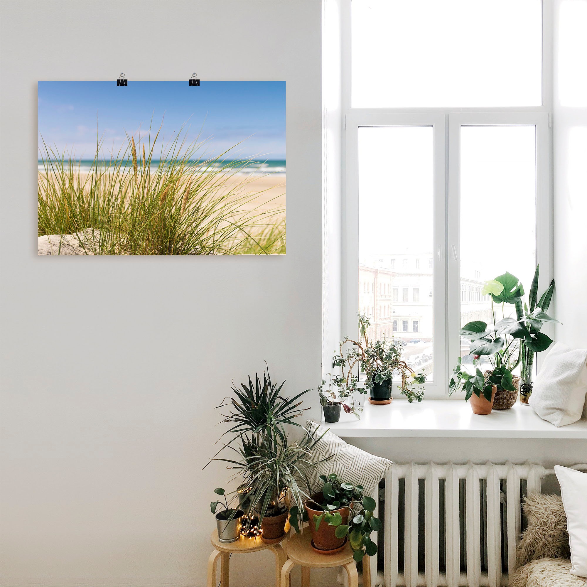 Artland Wandbild »Dünengras« Strand 1 Stk. tlg. als Leinwandbild, Poster in verschied. Grössen