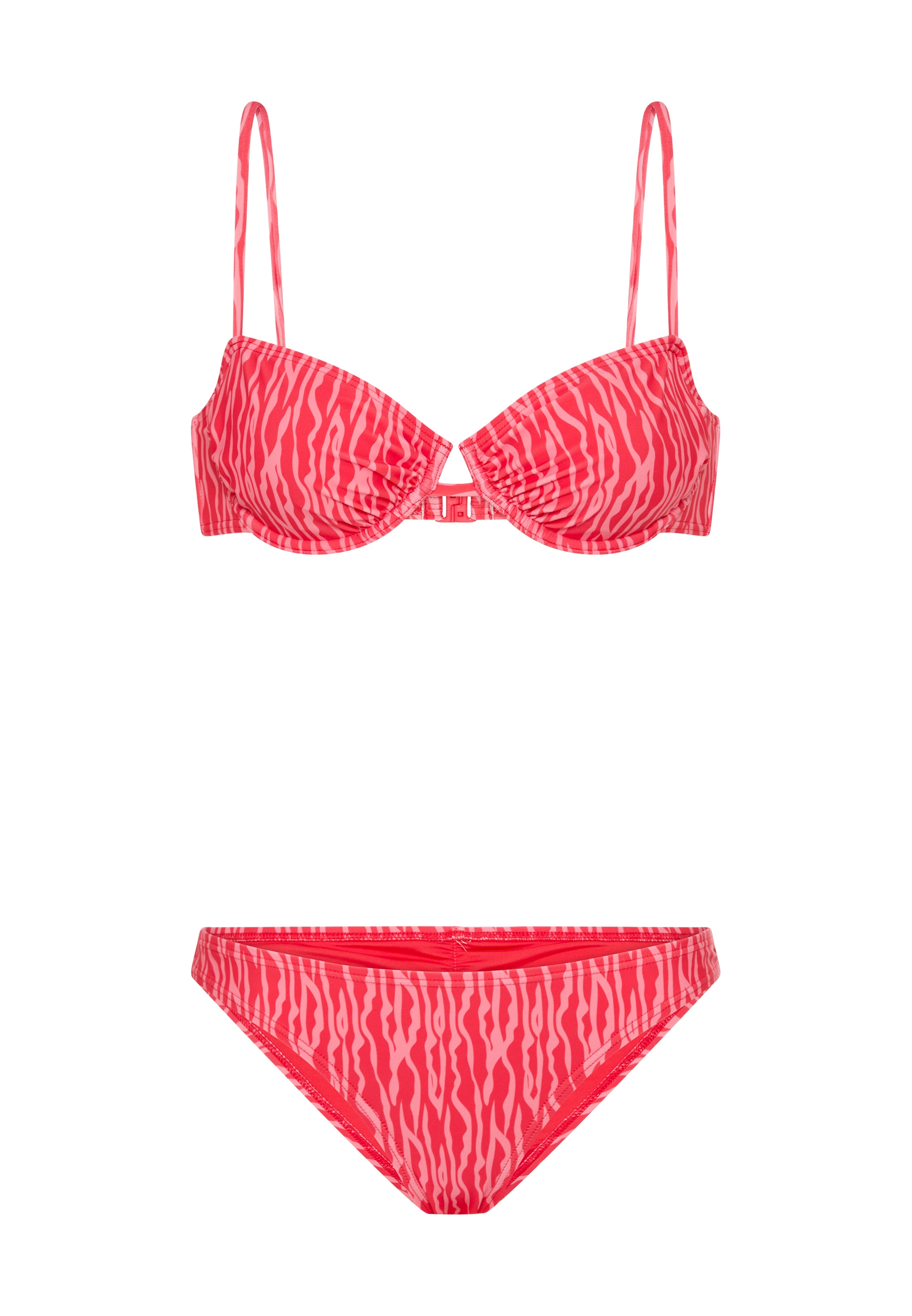 LSCN by LASCANA Bikini à armatures mit stylischem Allover-Print