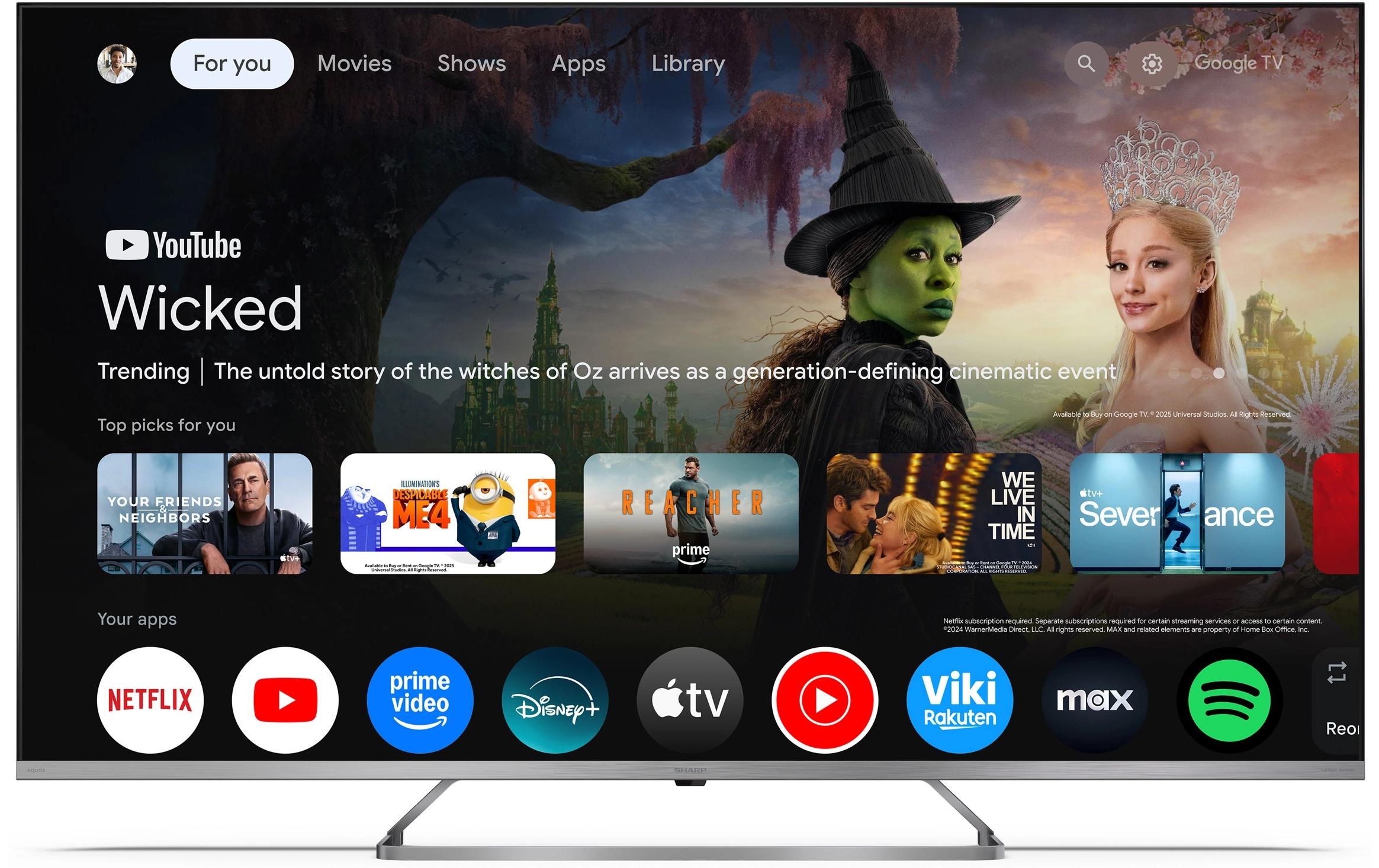 Sharp Mini-LED-Fernseher »55JP7465E« 139 cm/55 ″