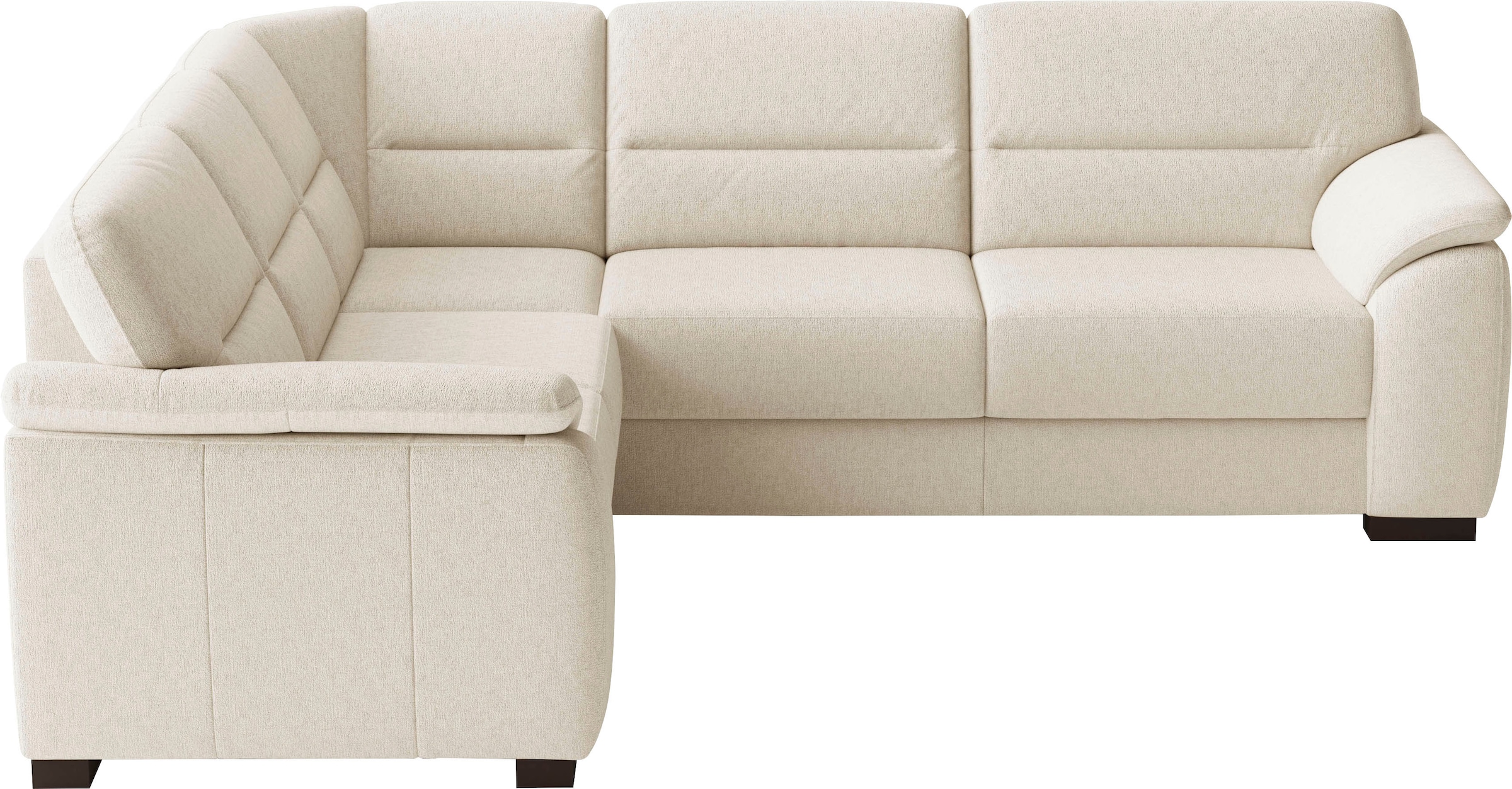 sit&more Ecksofa »Montego L-Form, B: 255 cm« wahlweise mit Bettfunktion und Schubkasten
