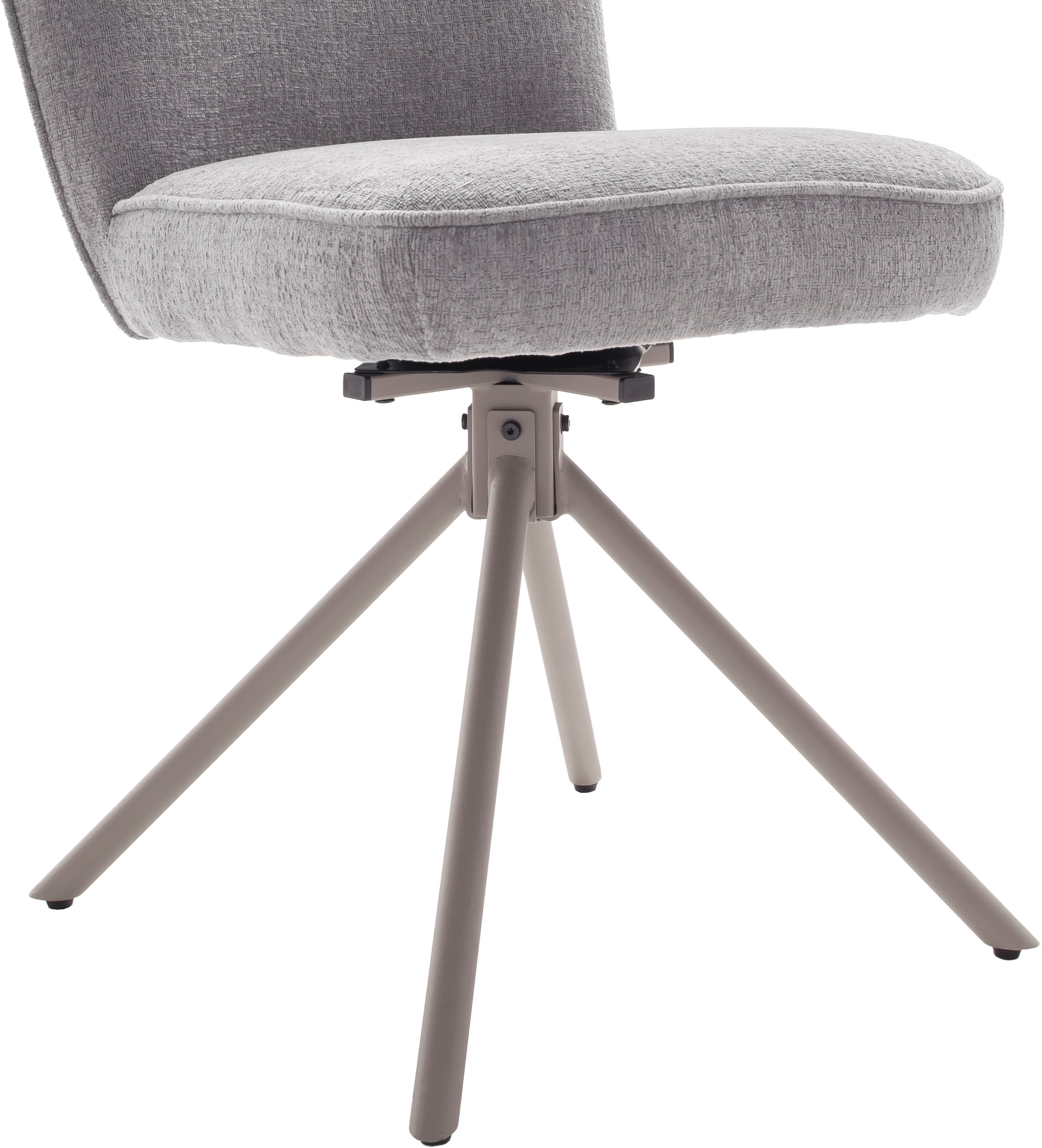 MCA furniture Chaise à 4 pieds (Ensemble) 2 cuis180° drehbar, Taschenfederkern