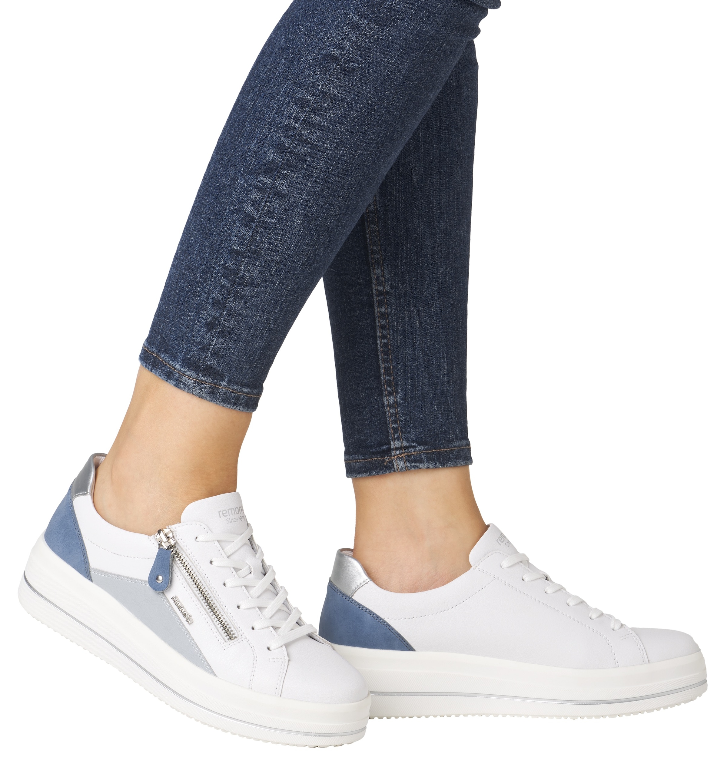 Remonte Baskets à plateforme  , Freizeitschuh, Halbschuh, Schnürschuh mit Soft-Einlage