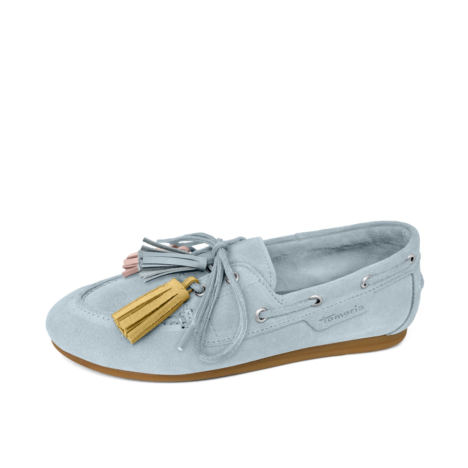 Tamaris Bootsschuh  Slipper, Schlupfschuh, mit farbigen Quasten
