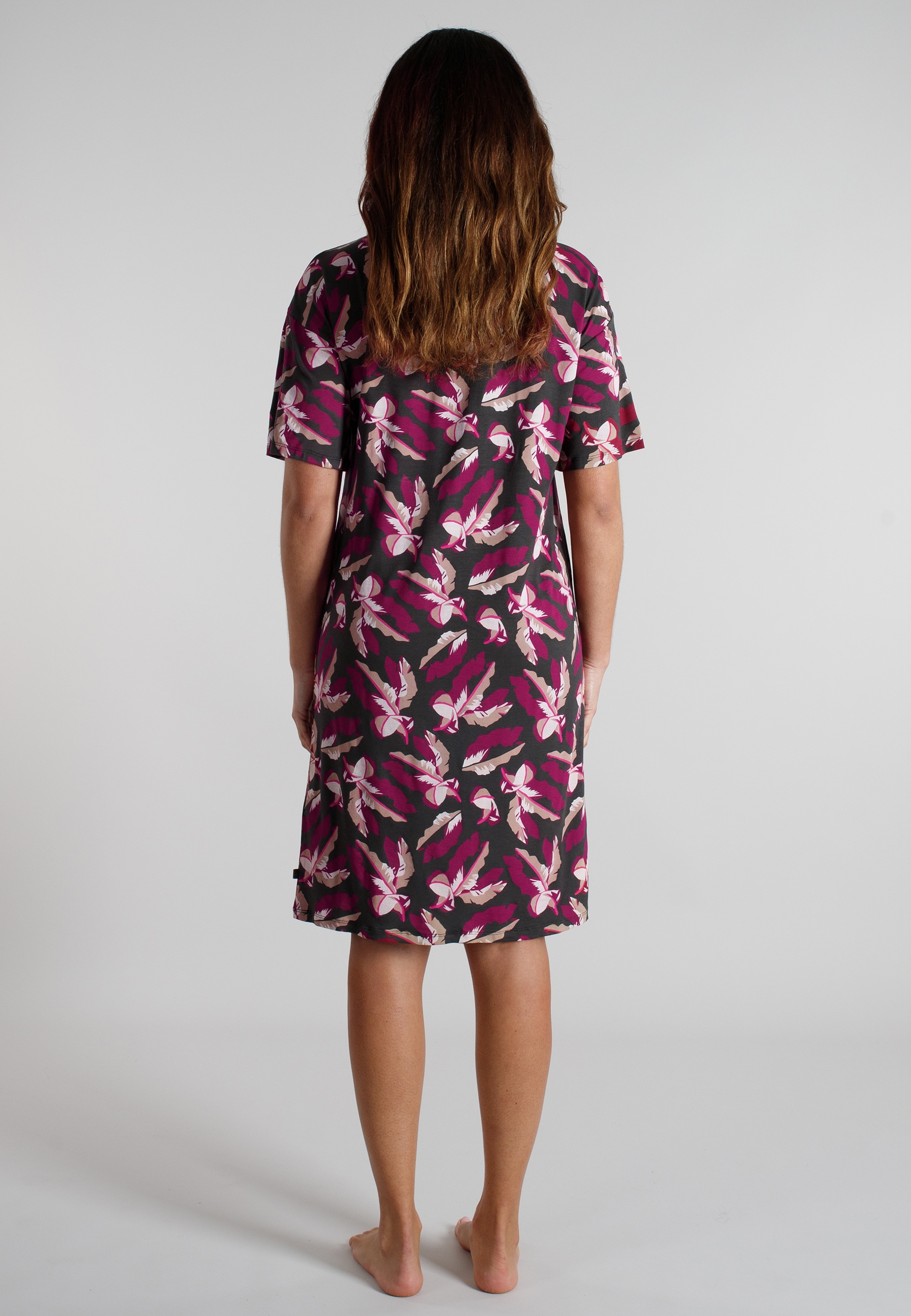 TOM TAILOR Chemise de nuit atmungsaktiv, Viskosemix