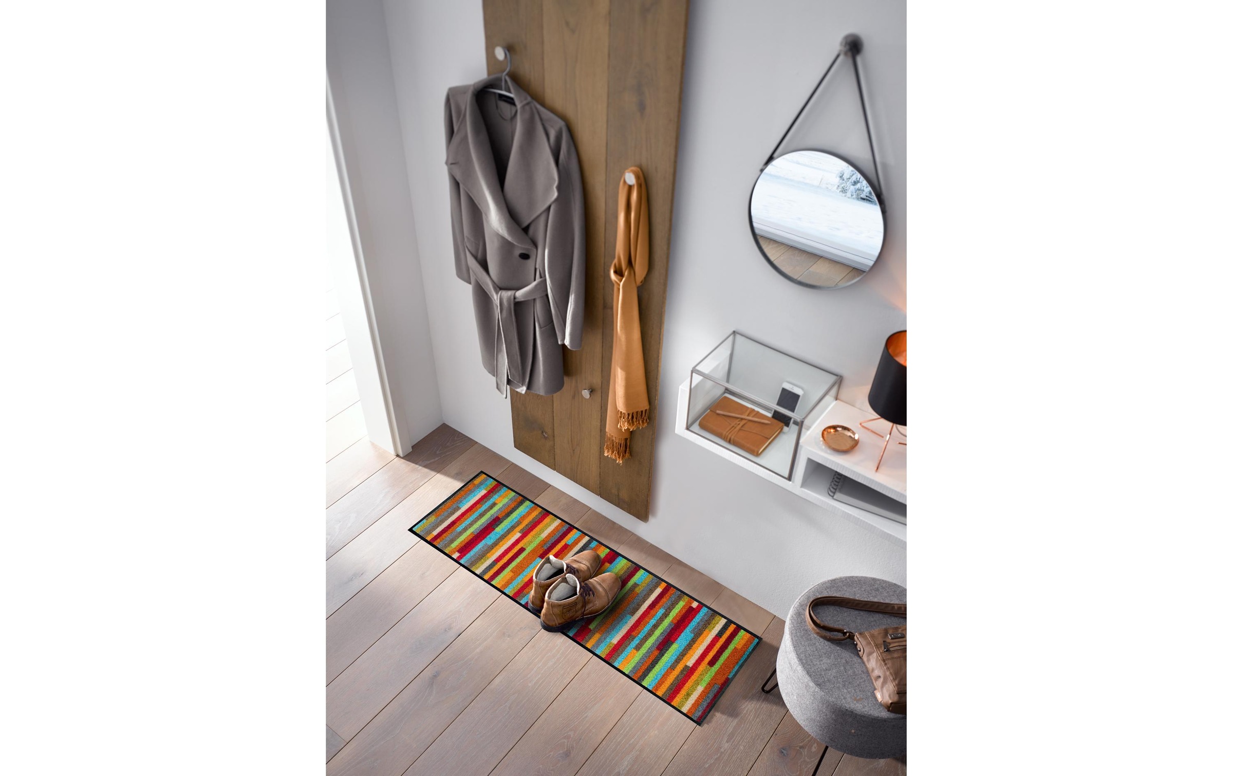 wash+dry by Kleen-Tex Tapis de sol »Schuhgrösse Fussmatte, Mikado« Carré