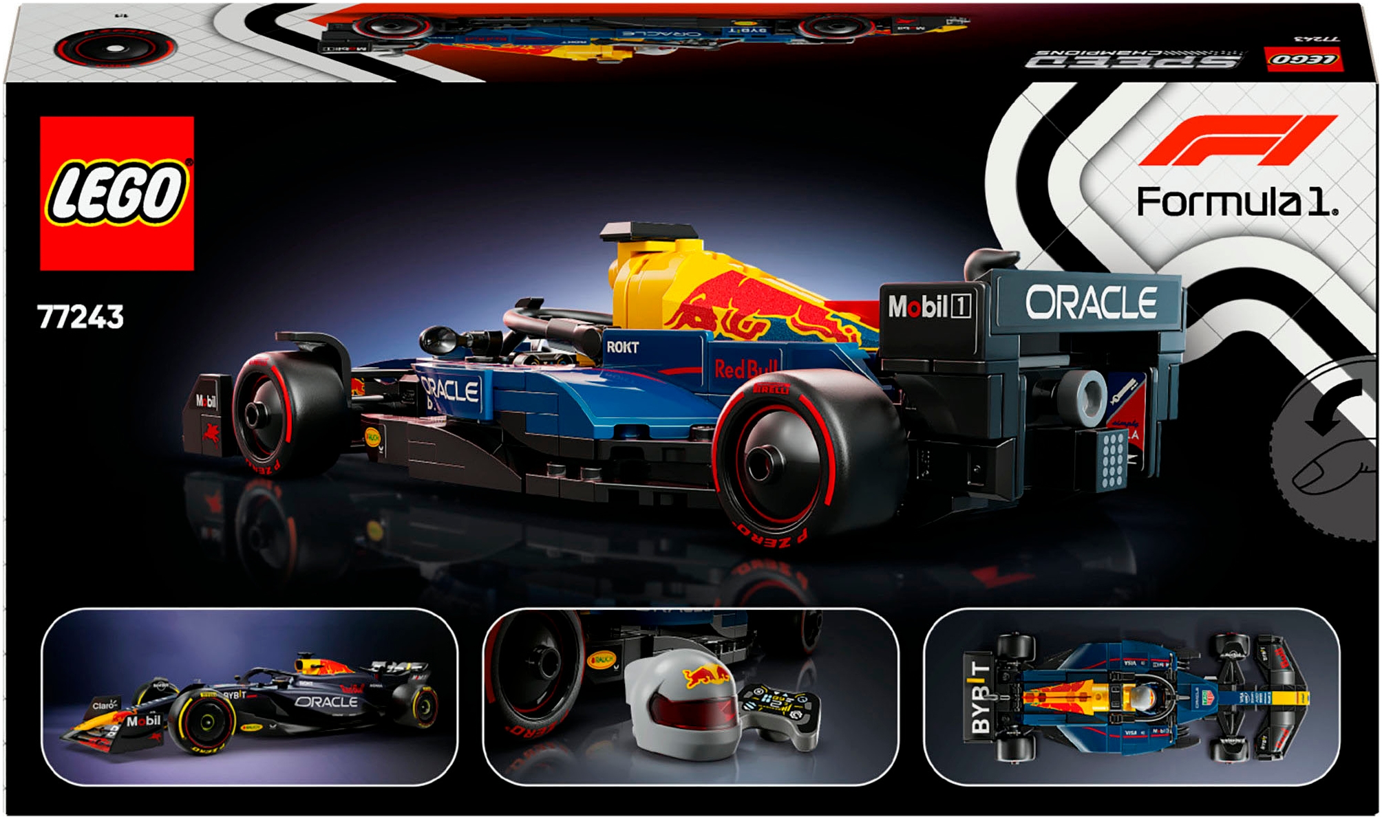 LEGO® Konstruktionsspielsteine »Oracle Red Bull Racing RB20 F1® Rennauto (77243)« LEGO® Speed Champions; Made in Europe