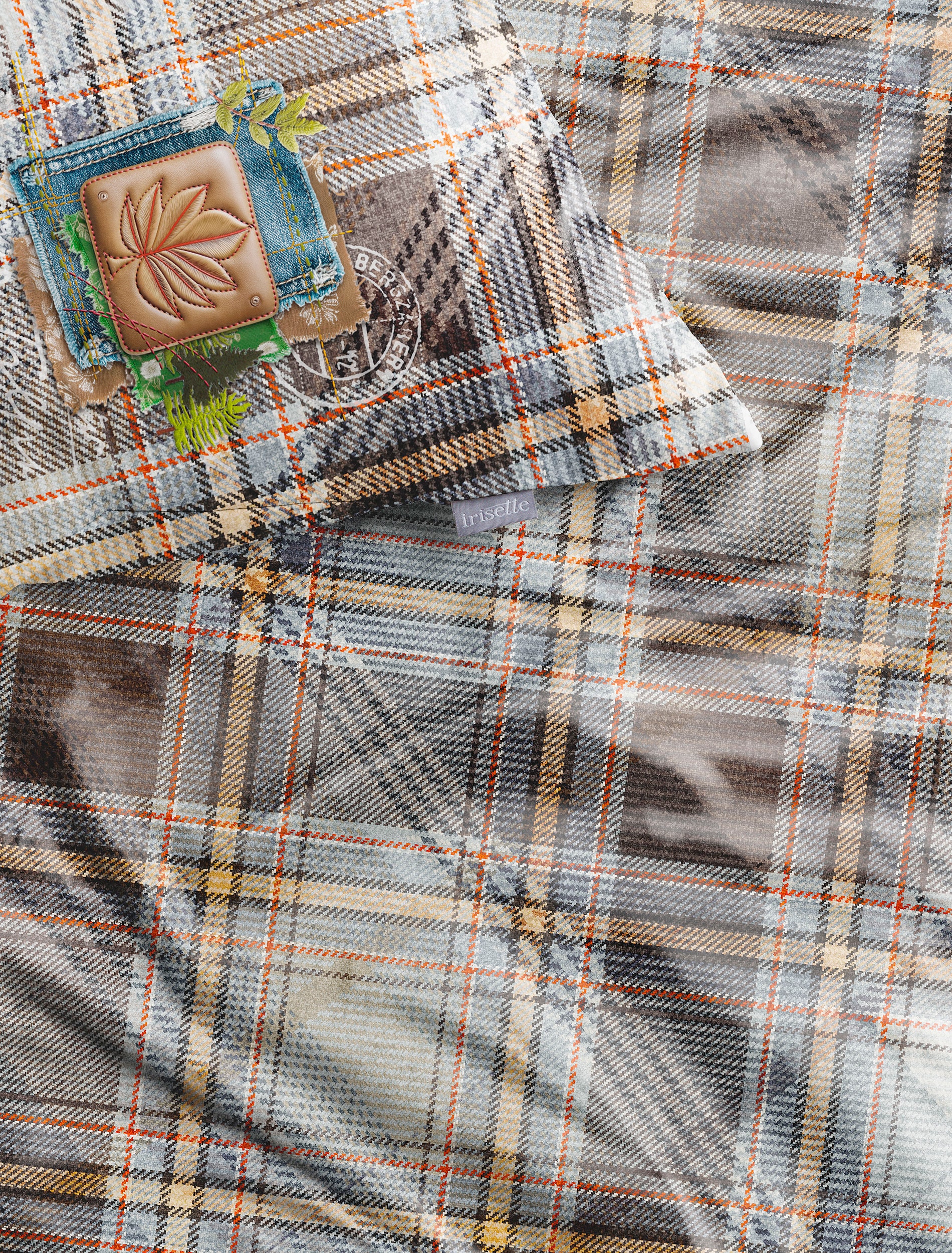Irisette Linge de lit »Wave 8770« 2 Mako-satin, agréable à porter et respirant, qualité toute l'année