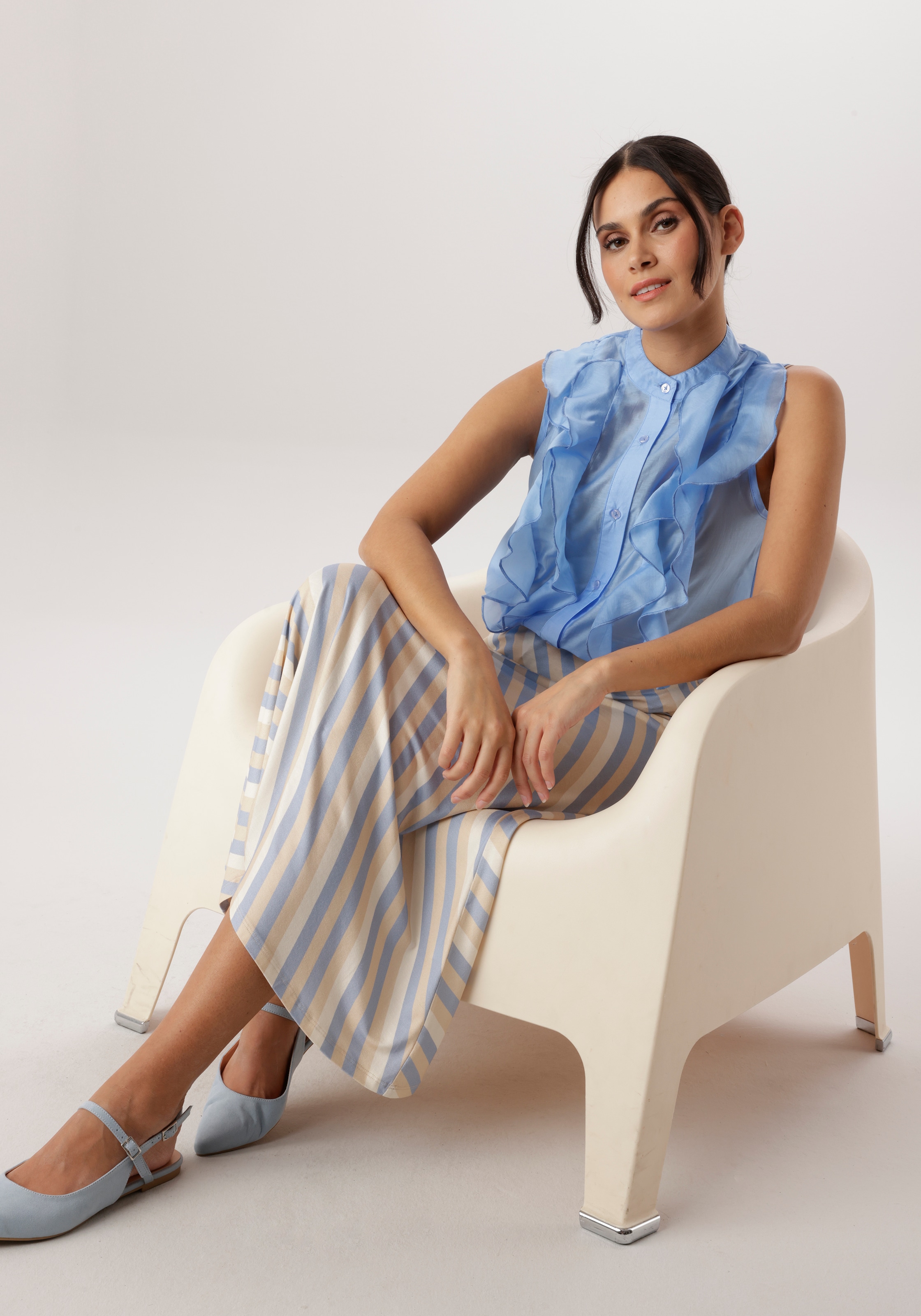 Aniston SELECTED Maxi jupe mit innenliegenden, elastischen Gummiband - NEUE KOLLEKTION